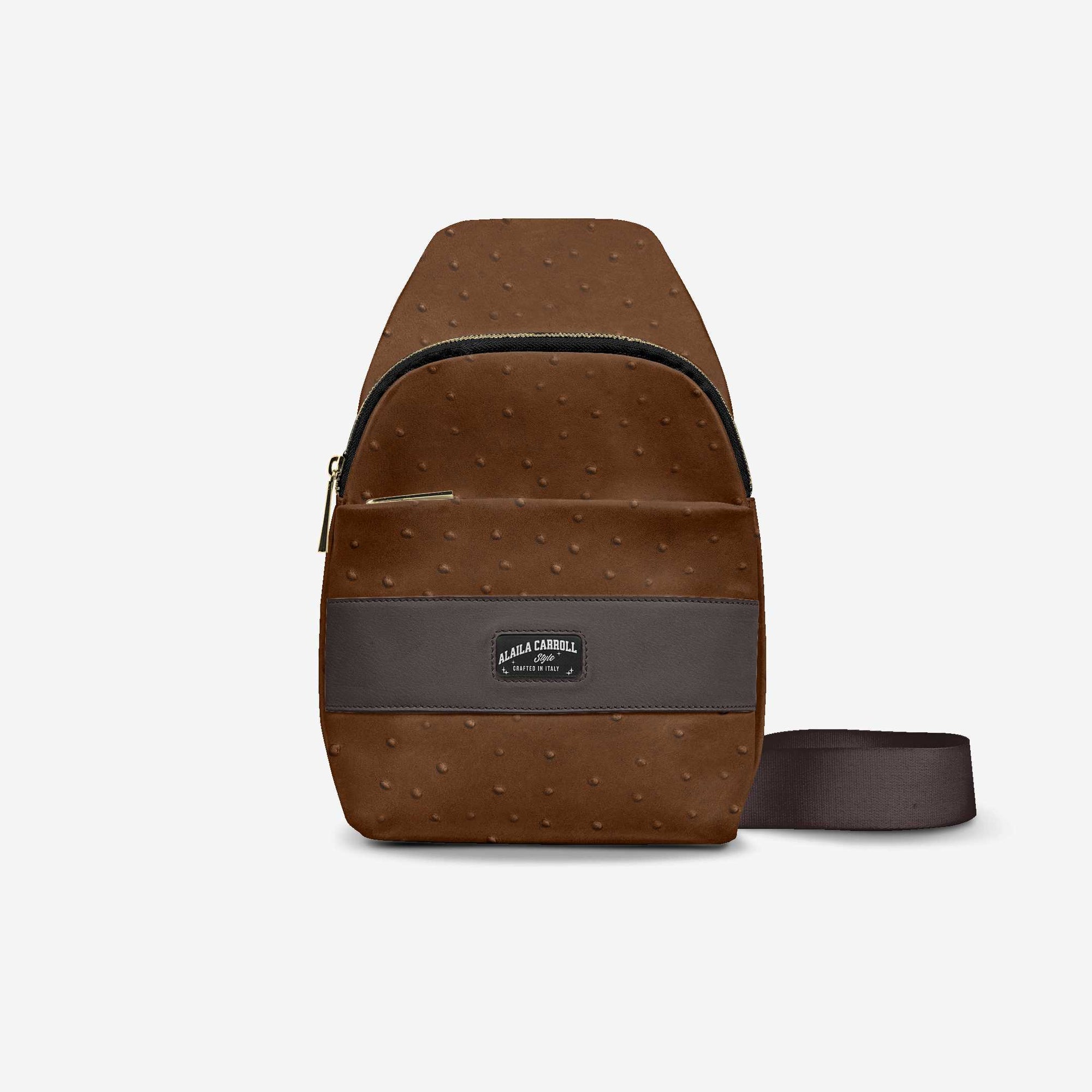ELEGANT CROSSBODY DESIGNER LUXE BAG BROWN