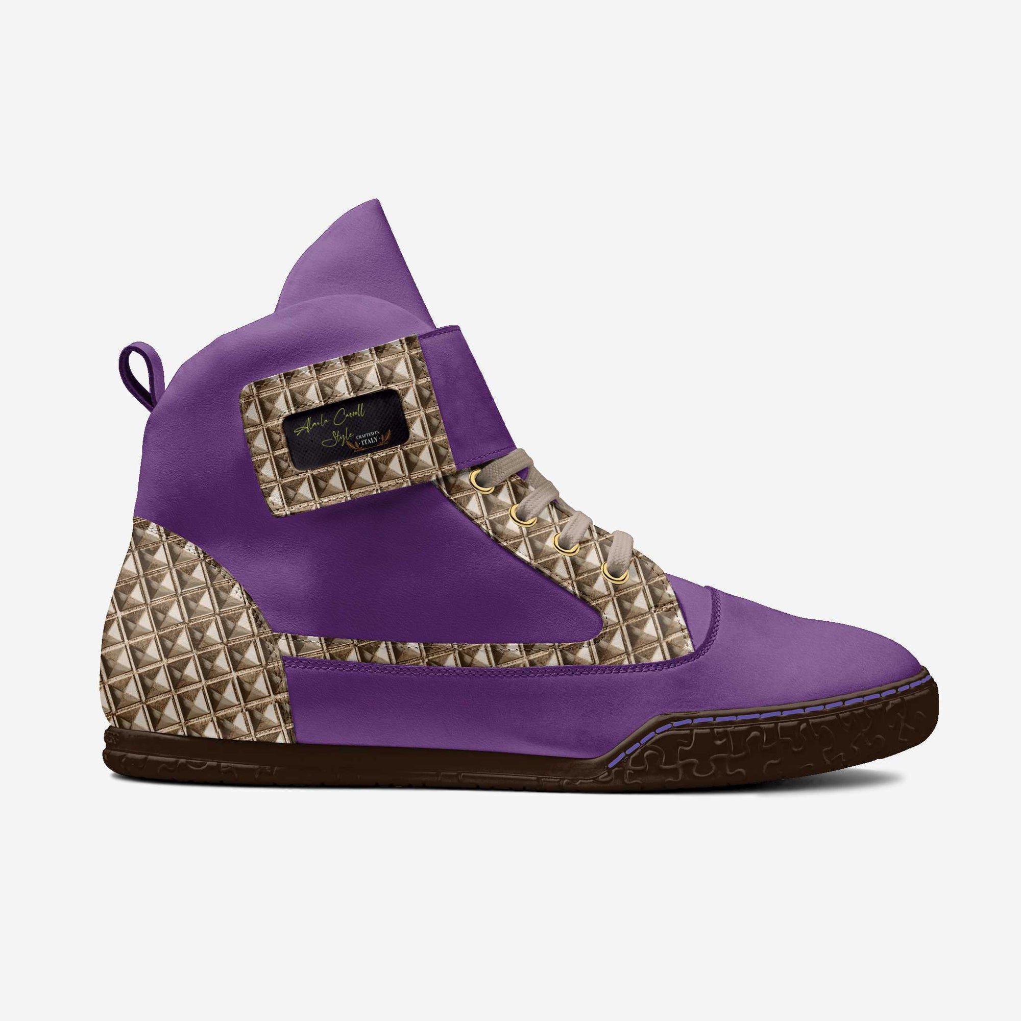 PURPLE MODERN STRAP HIGH TOP image 1