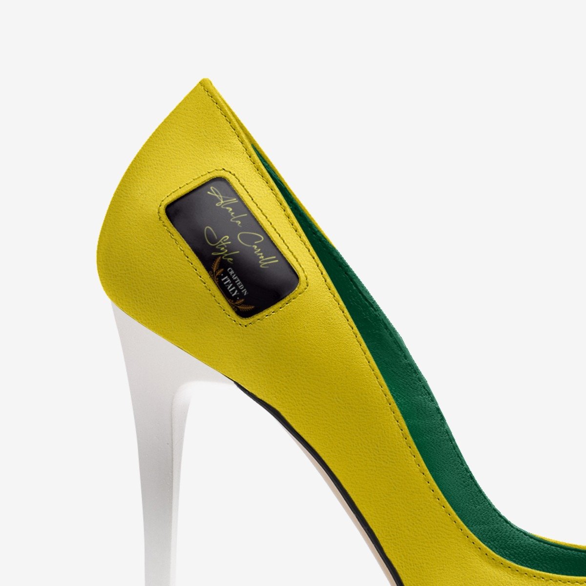 Yellow Full Cut High Heel image 1