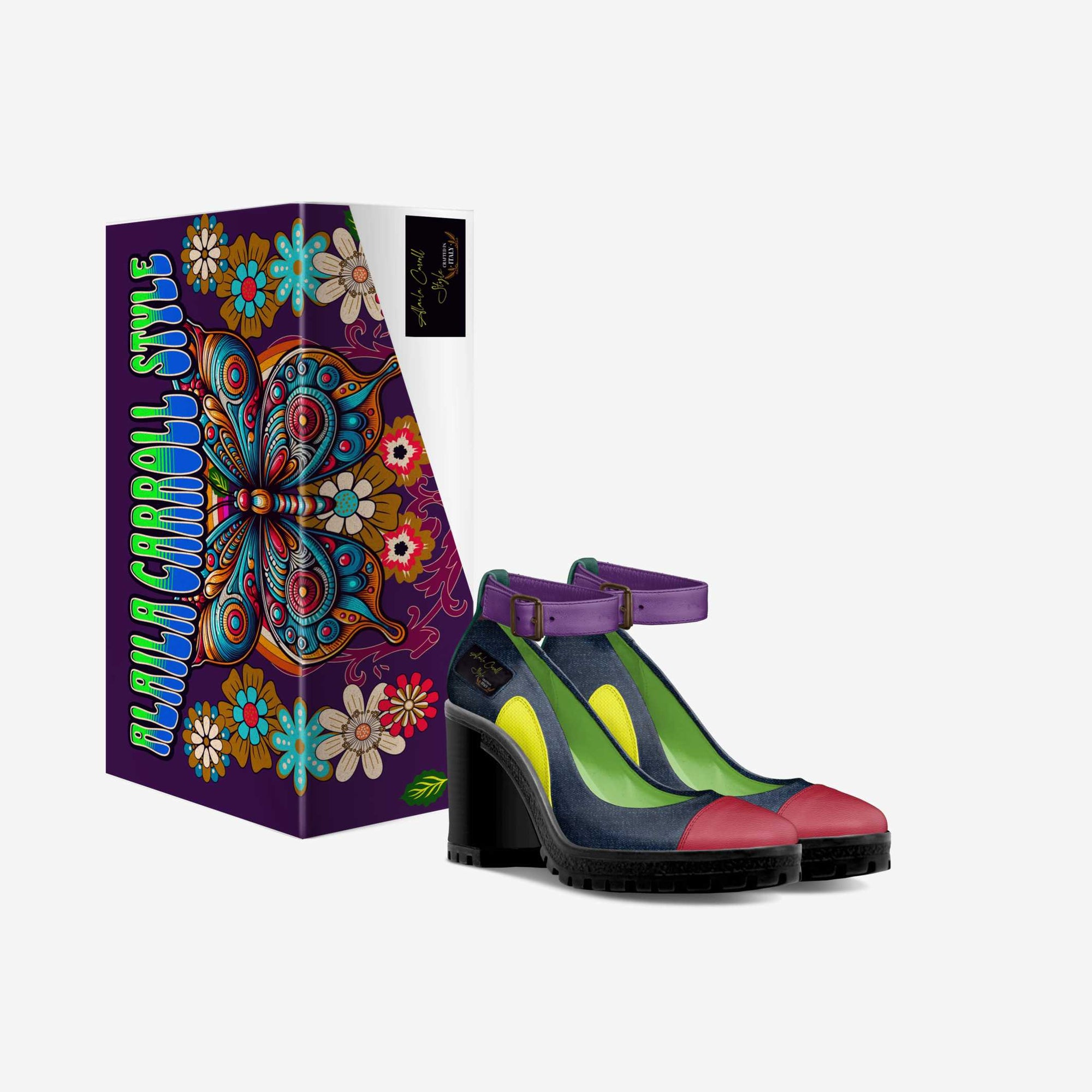 Colorful Ankle Strap Heel image 6