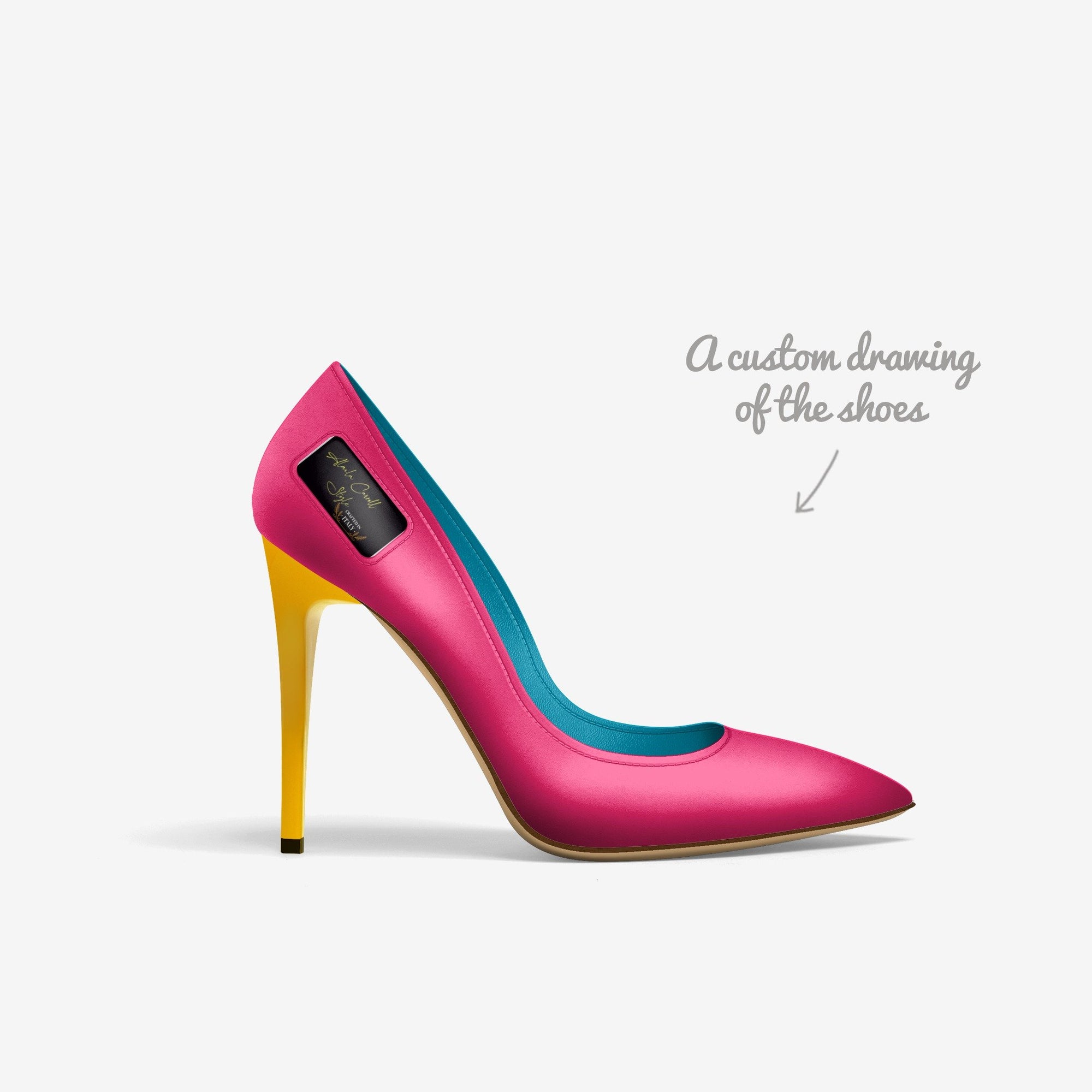 Pink Full Cut High Heel image 4