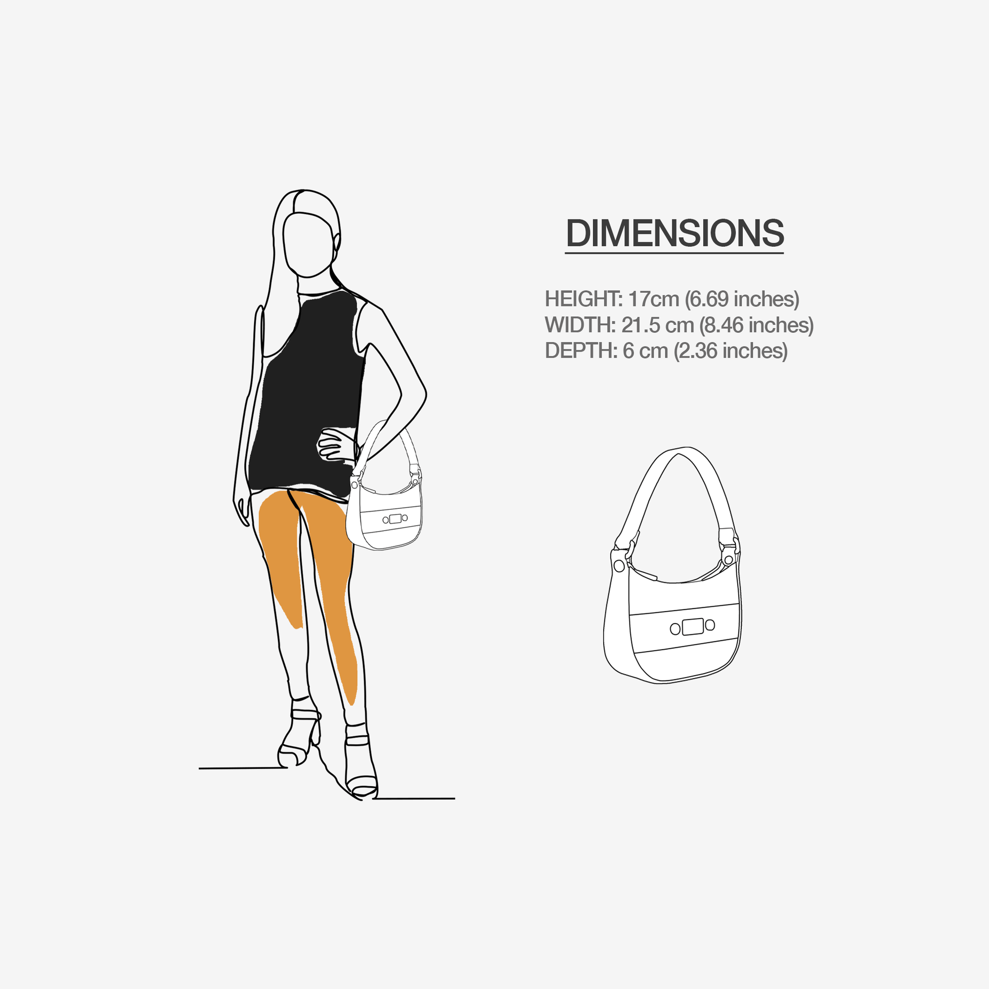 DESIGNER LUXE ELEGANCE BAG image 7