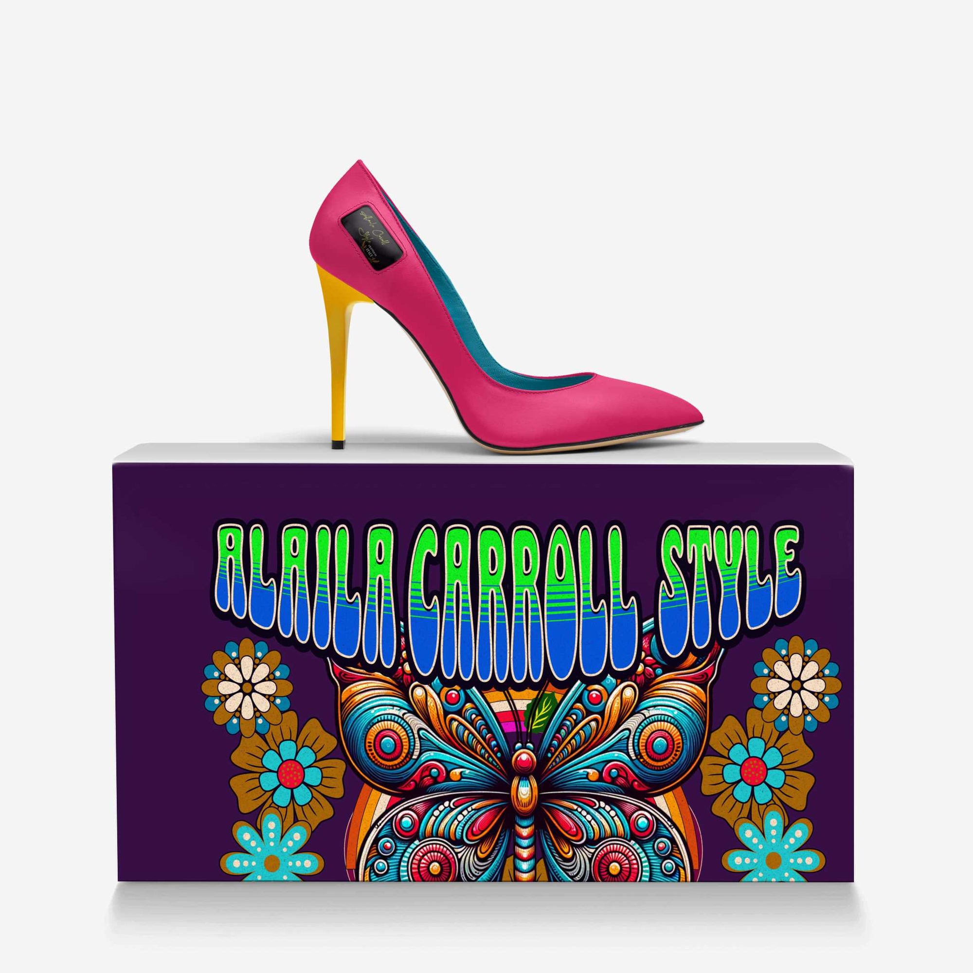 Pink Full Cut High Heel image 5