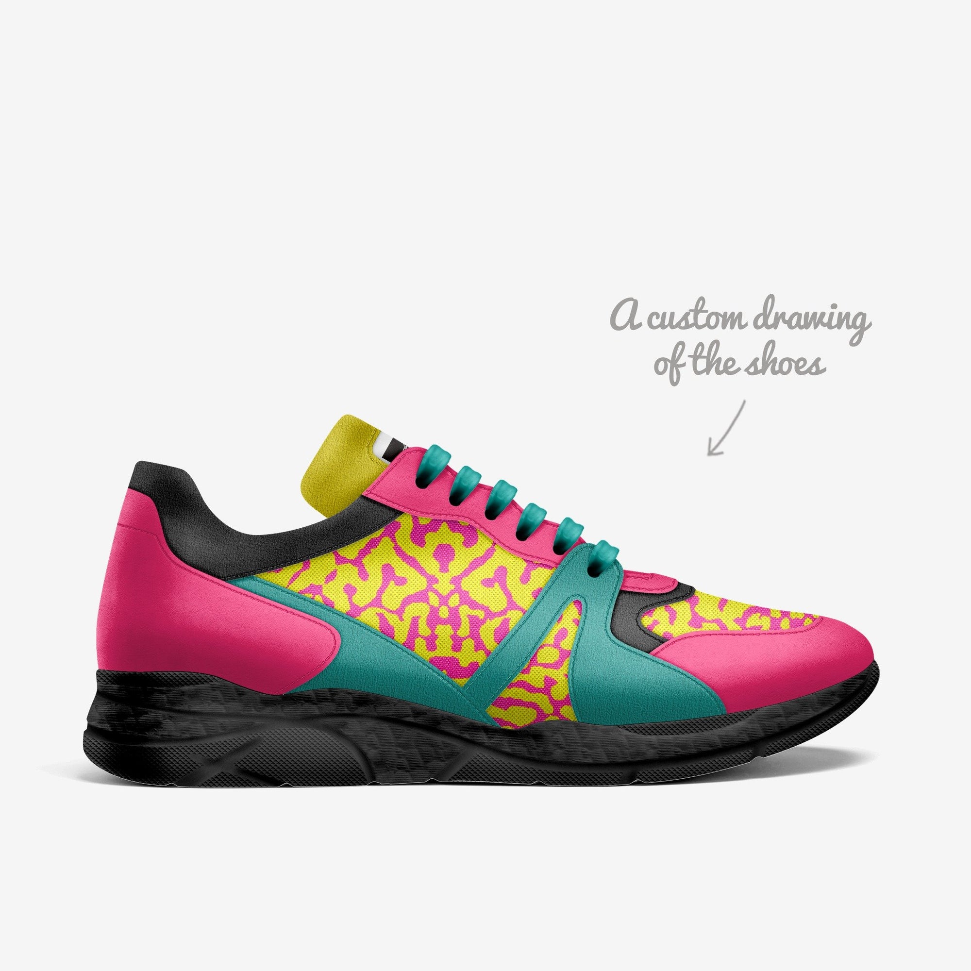 Pink, Teal, & Yellow Classic Runner Style image 6