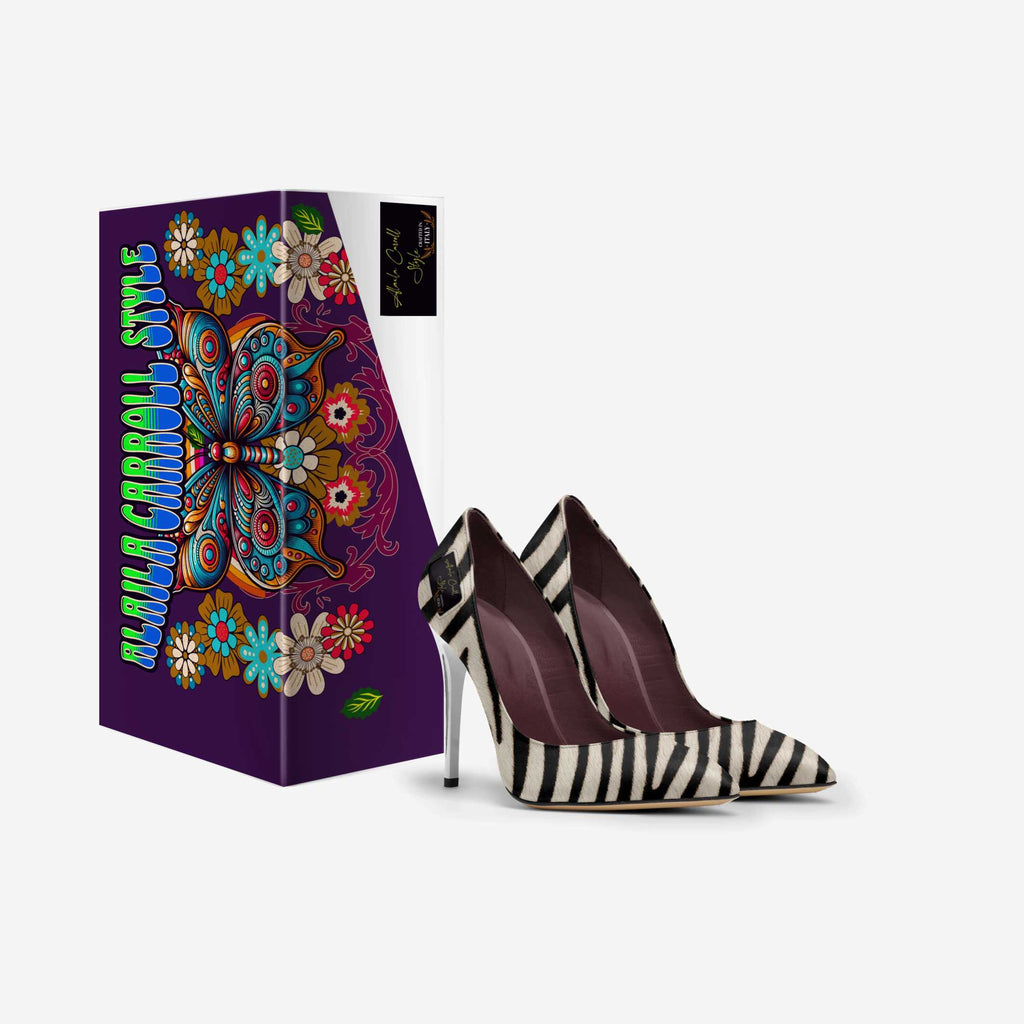Zebra Print Full Cut High Heel image 7