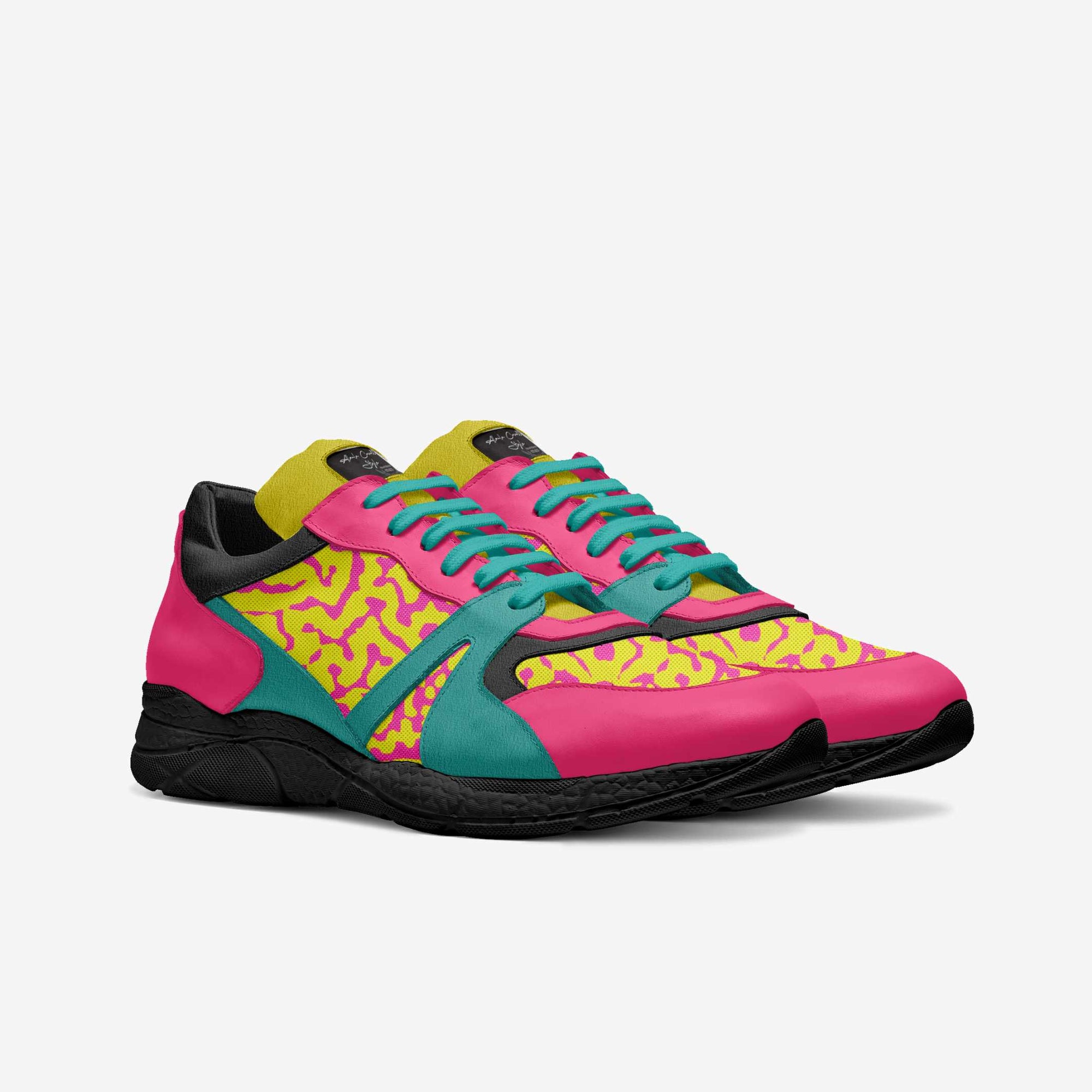 Pink, Teal, & Yellow Classic Runner Style image 1