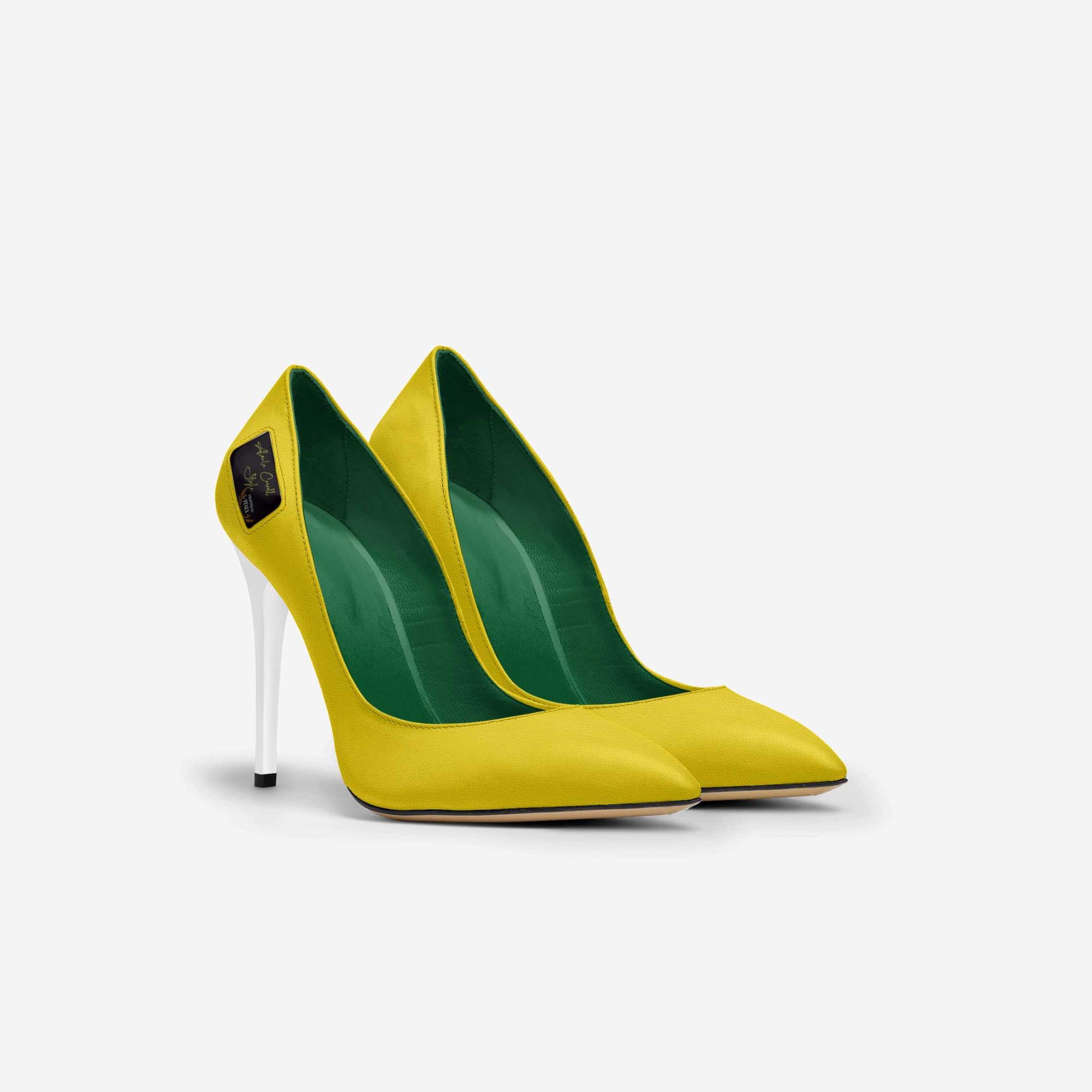 Yellow Full Cut High Heel image 0