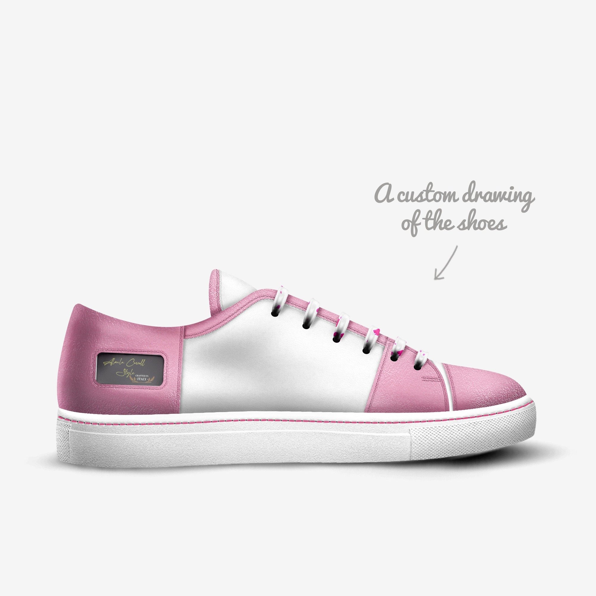 White & Pink Revised Skater Style image 7