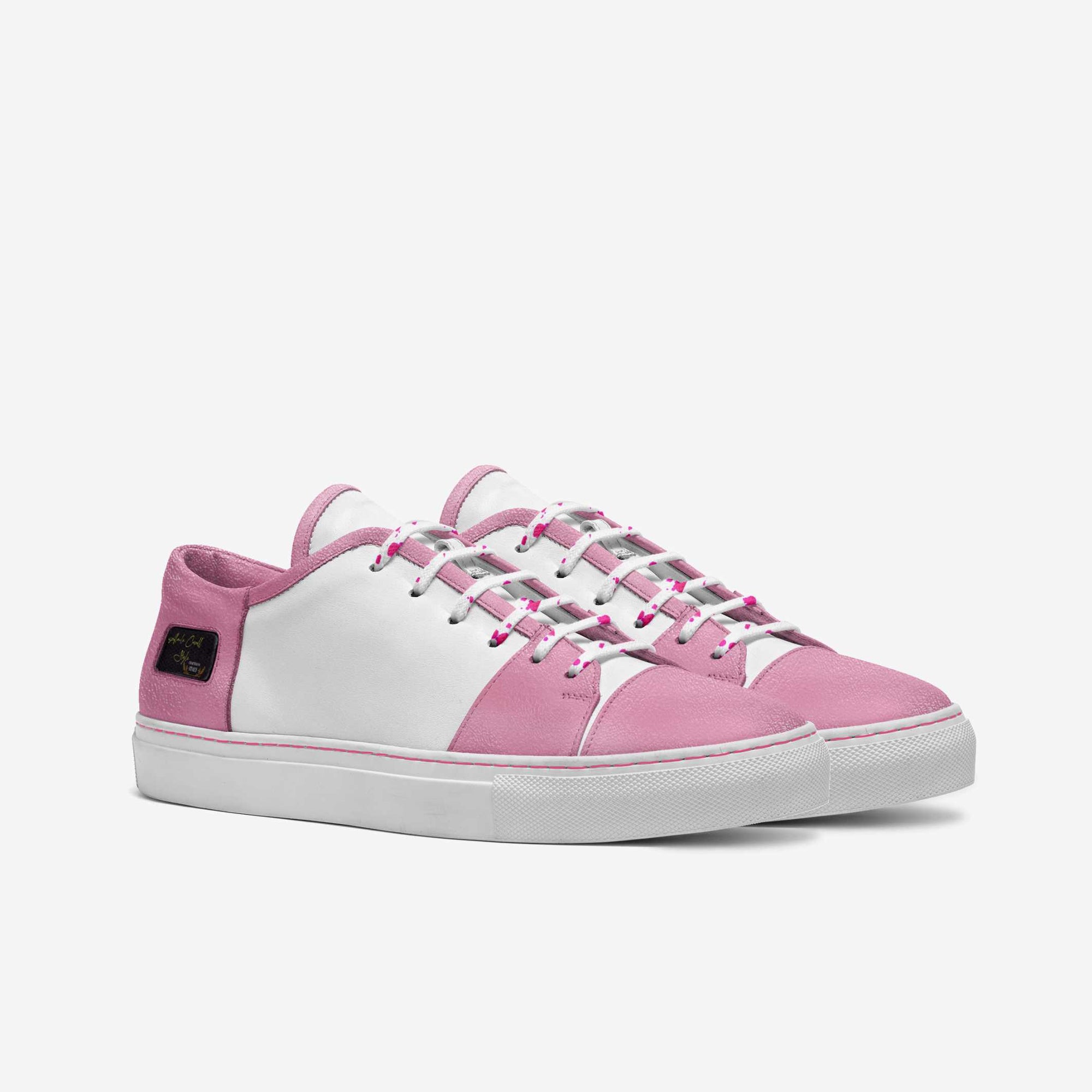 White & Pink Revised Skater Style image 0