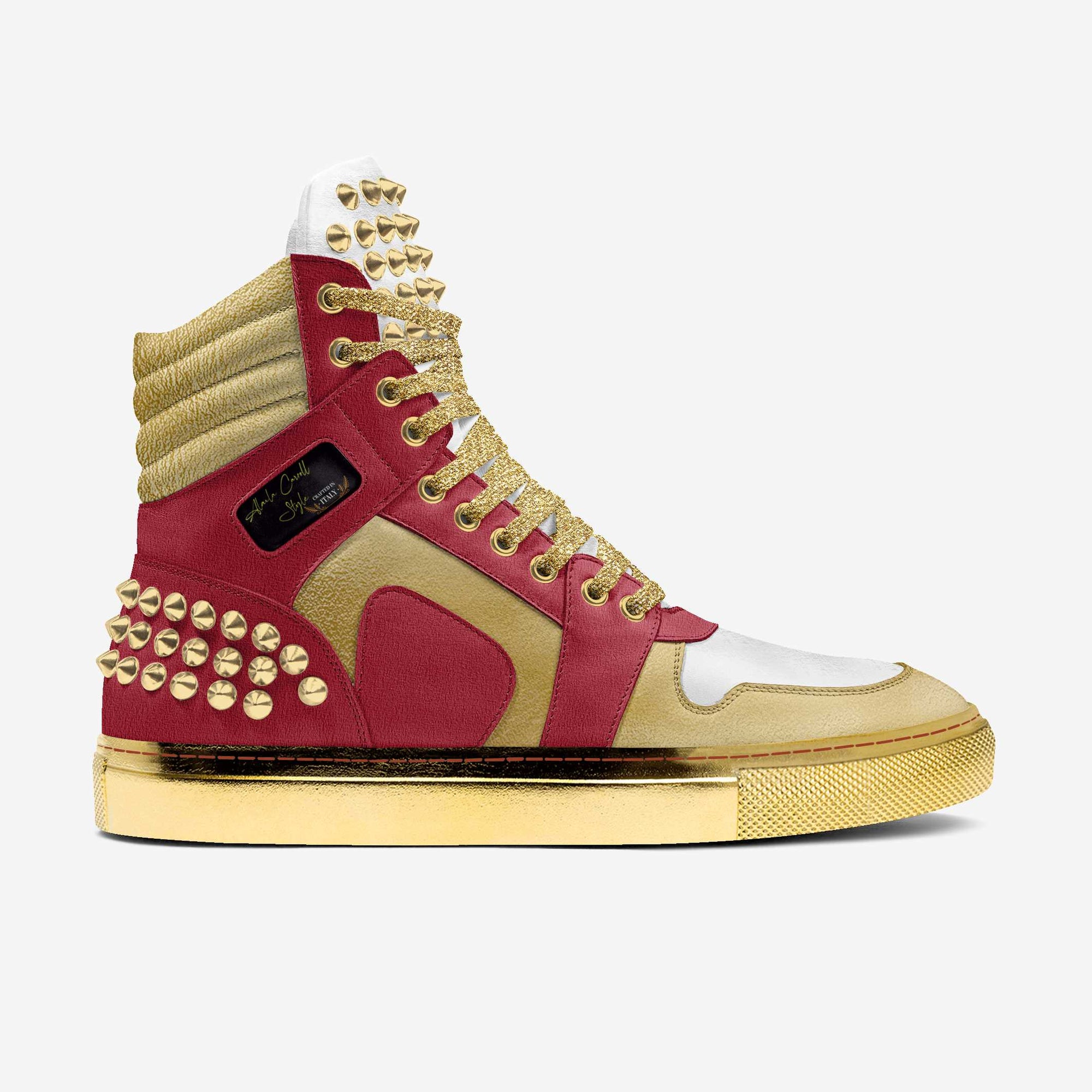 LUXURY SPIKE FASHION HIGH TOP image 4
