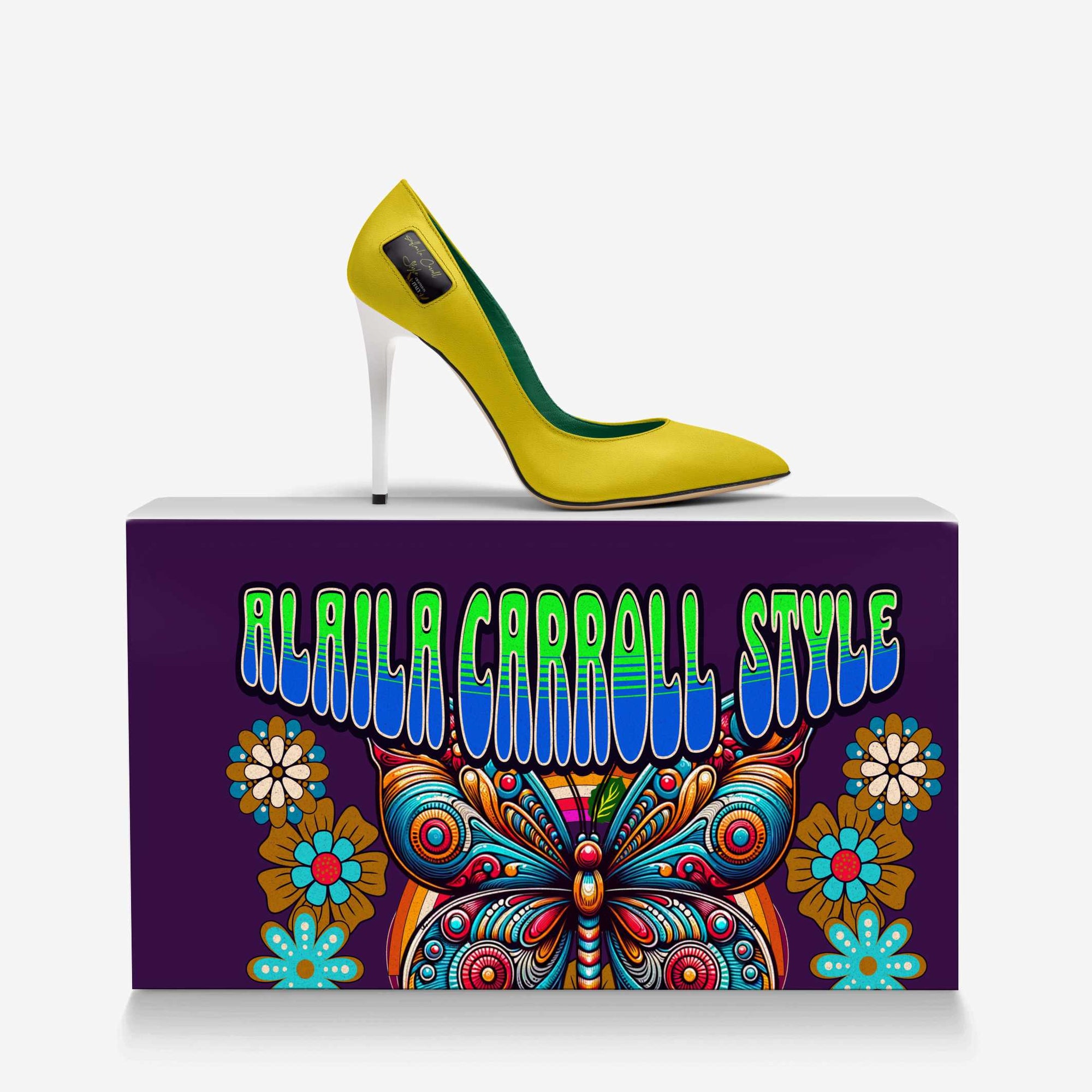 Yellow Full Cut High Heel image 5