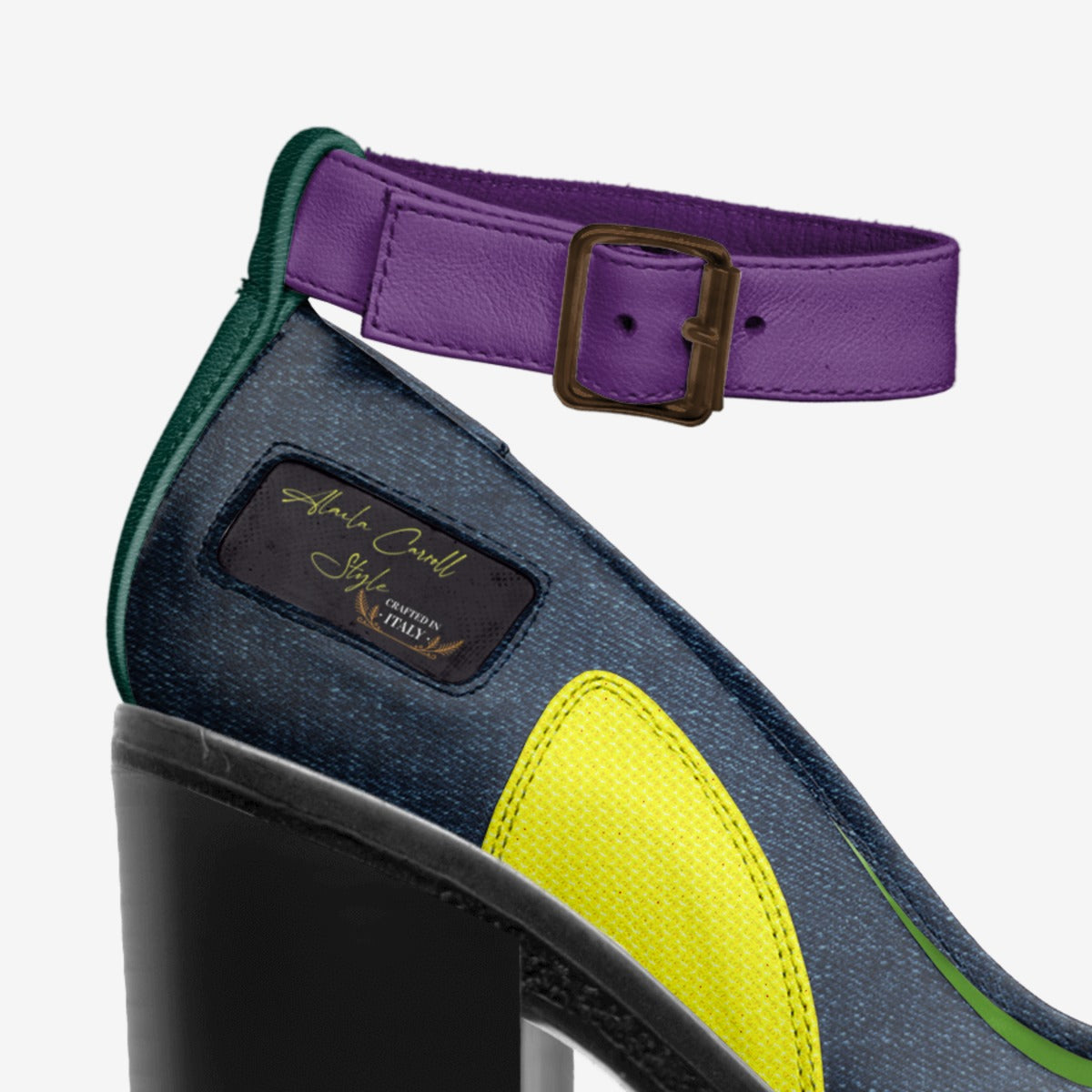 Colorful Ankle Strap Heel image 3