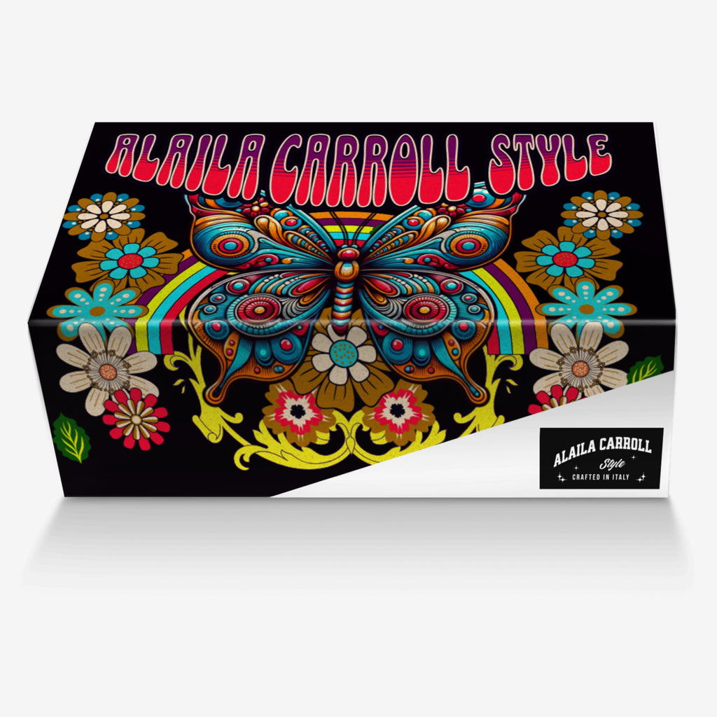 Stripe Zip Designer Luxe Purse – Serpentine Suede & Black Python