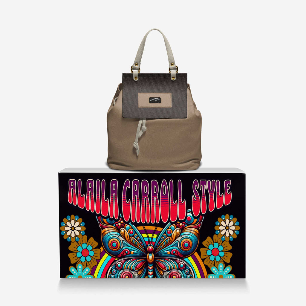 MULTI-USE LUXE FASHION BAG – Mouton, Tabacco, & Lamb