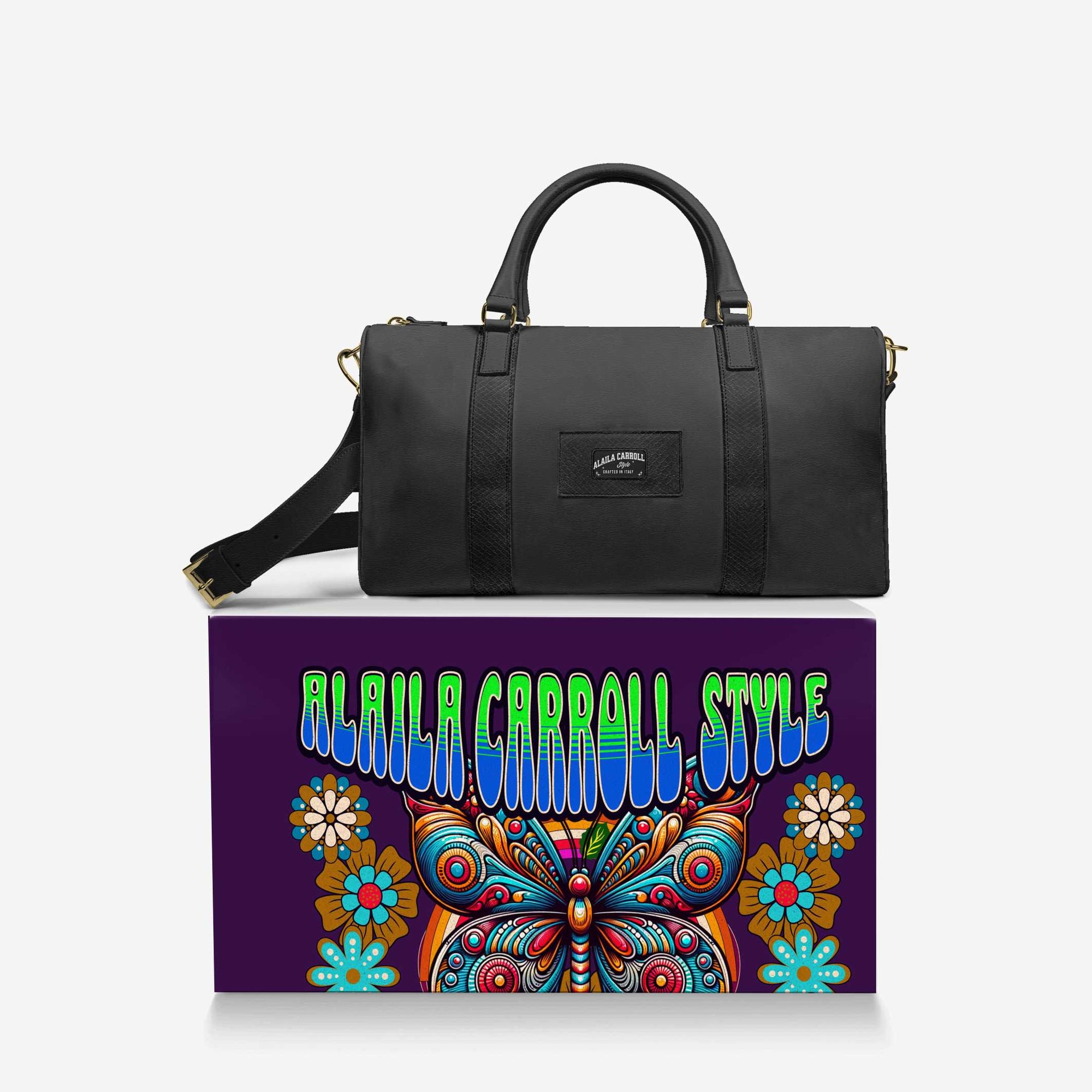DESIGNER LUXE TRAVEL BAG Black