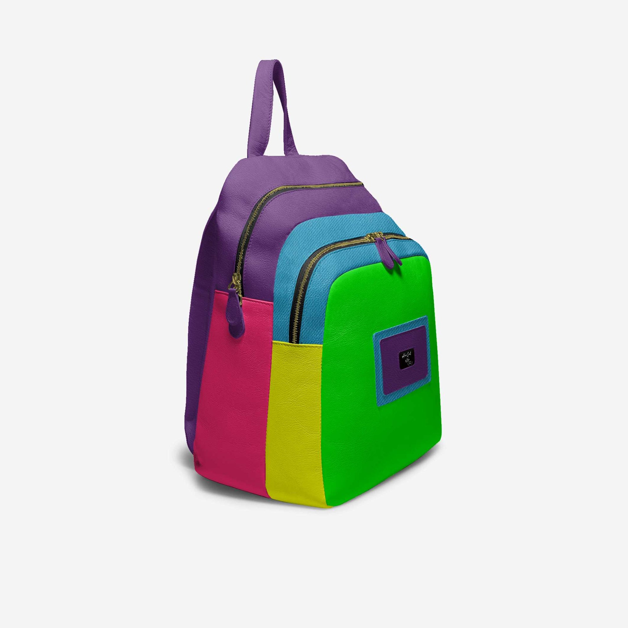 DOUBLE ZIP LUXE LARGE BACKPACK Rainbow