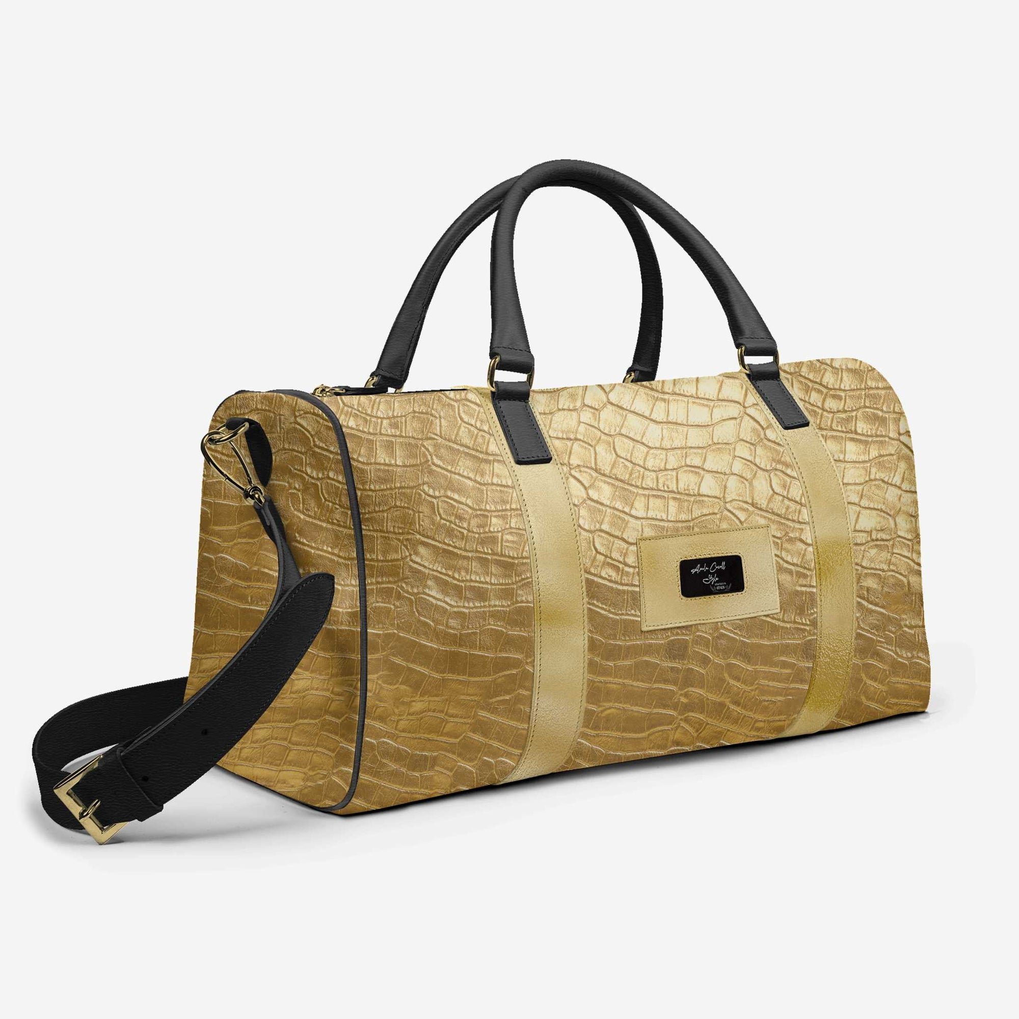 DESIGNER LUXE TRAVEL BAG Gold