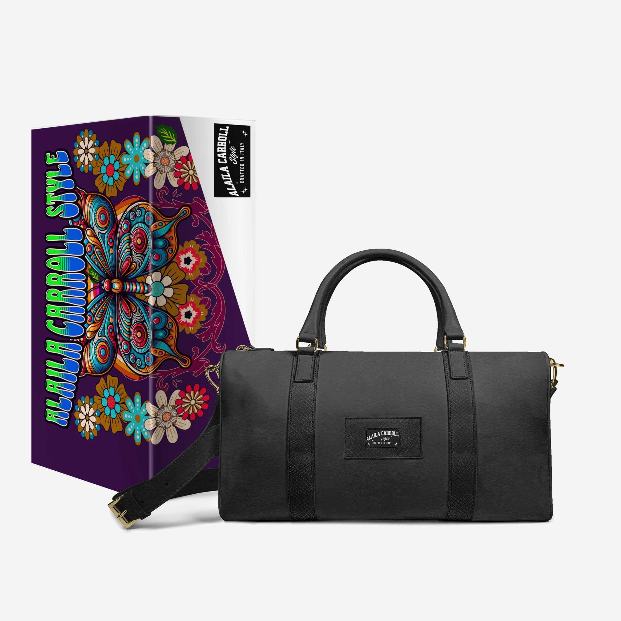 DESIGNER LUXE TRAVEL BAG Black