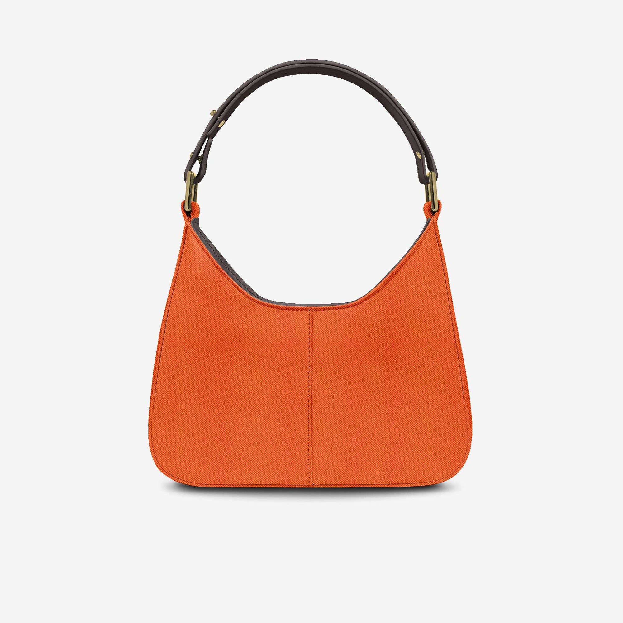 DESIGNER LUXE CLASSIC BAG Orange & Brown