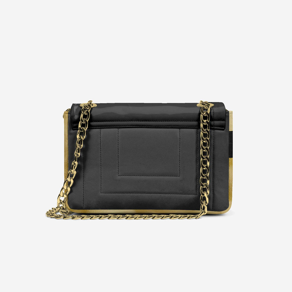 DESIGNER LUXE ELEGANT DRESS BAG Black & Gold