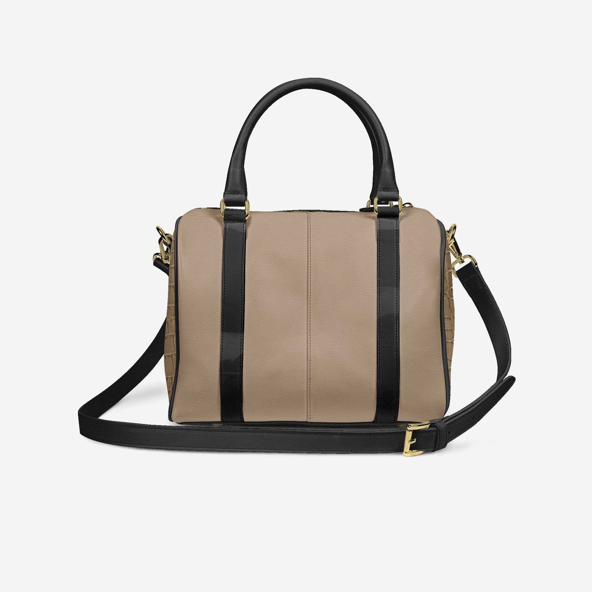 DESIGNER LUXURY STYLISH BAG Tan and Croc