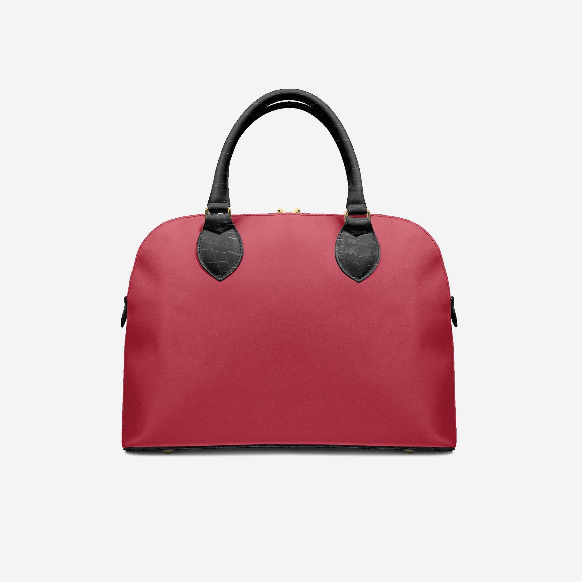 DESIGNER LUXURY FASHION-CHIC BAG Red & Black Croc