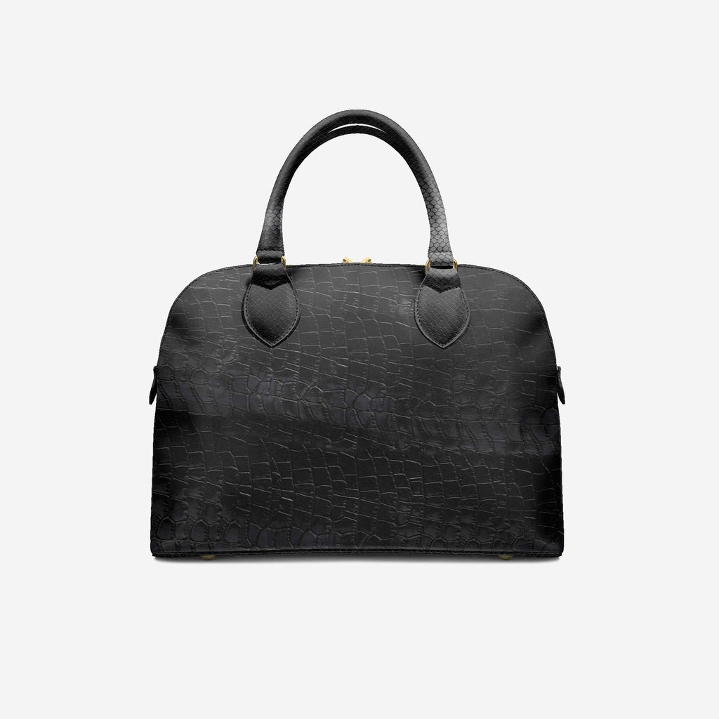 Designer Luxury Fashion-Chic Bag – Black Croc & Python