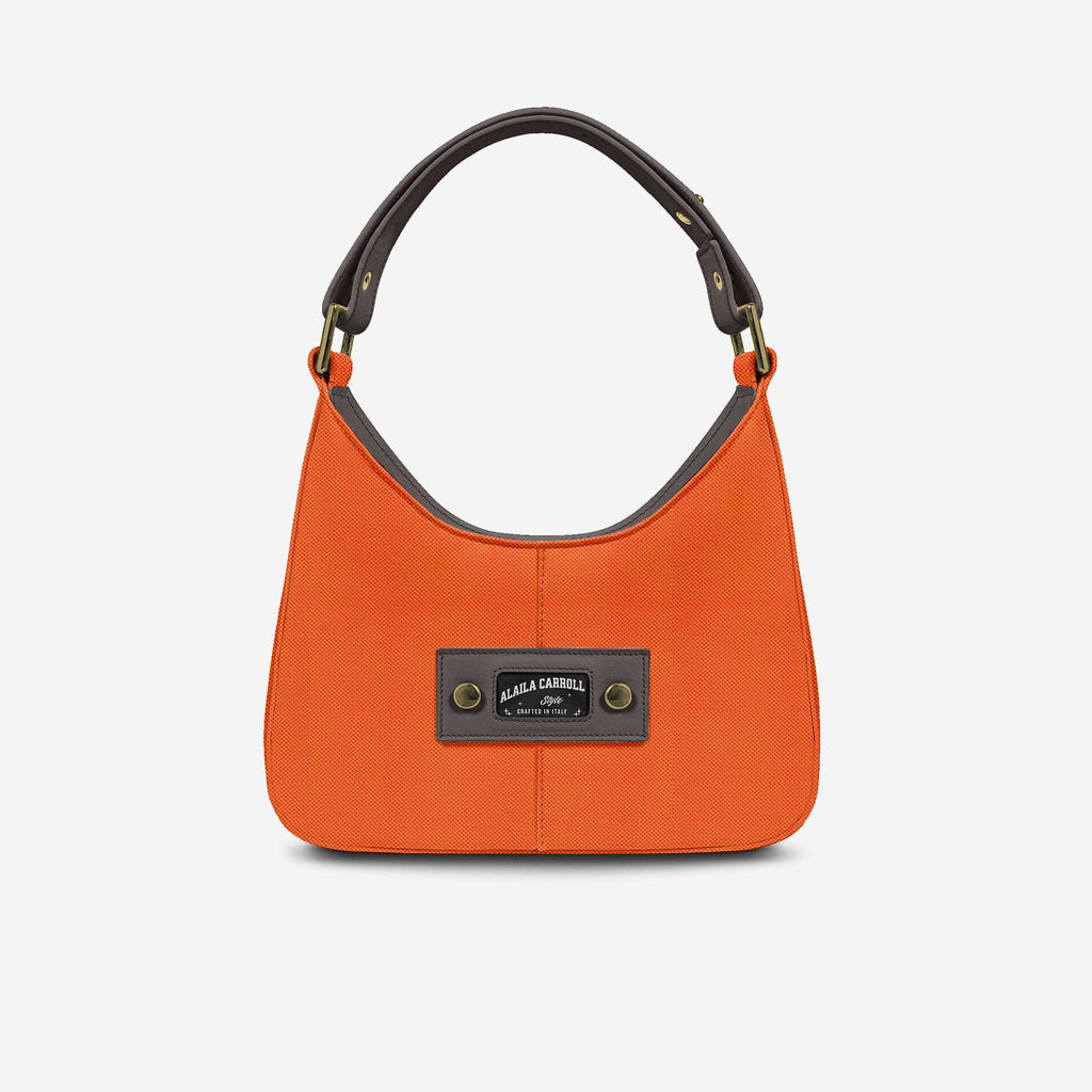 DESIGNER LUXE CLASSIC BAG Orange & Brown