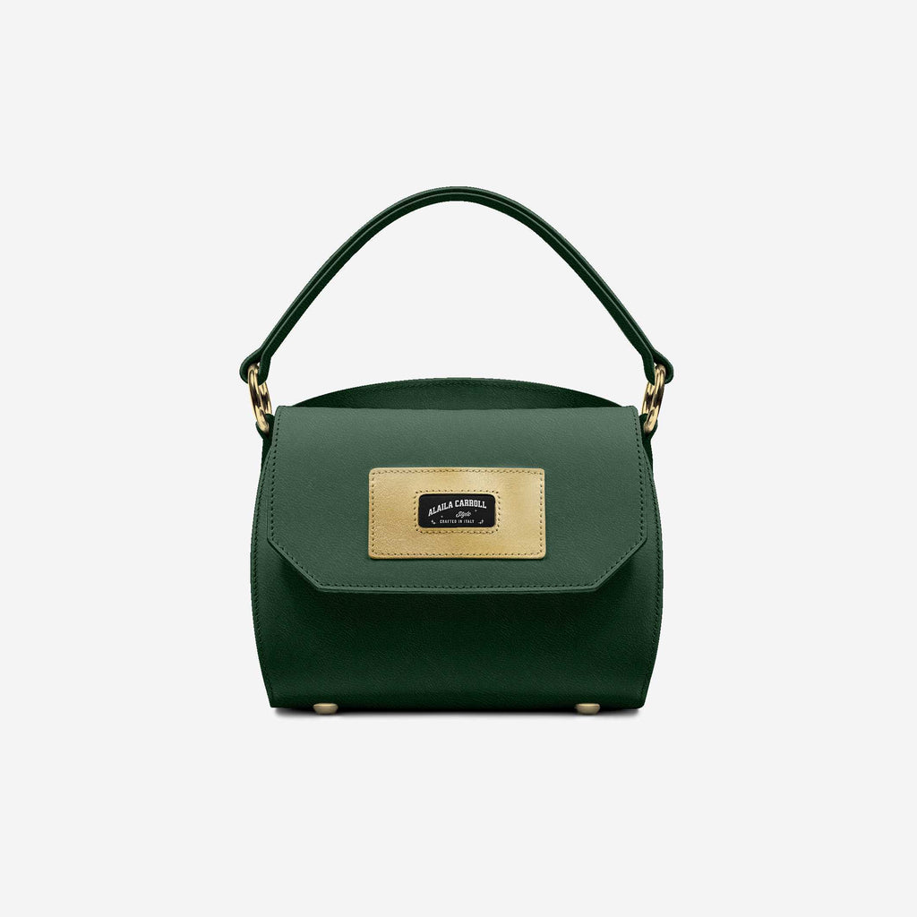 DESIGNER LUXURY ELEGANT-FASHION BAG – Emerald & Gold