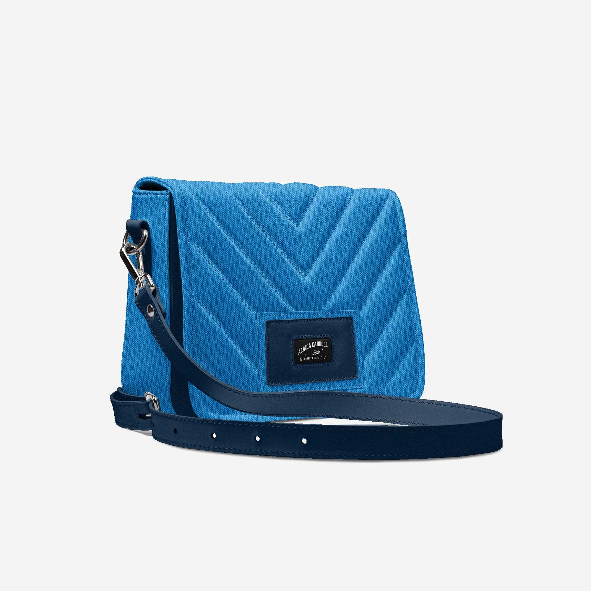 DESIGNER LUXURY FASHION-URBAN BAG Blue Textile & Ocean Blue