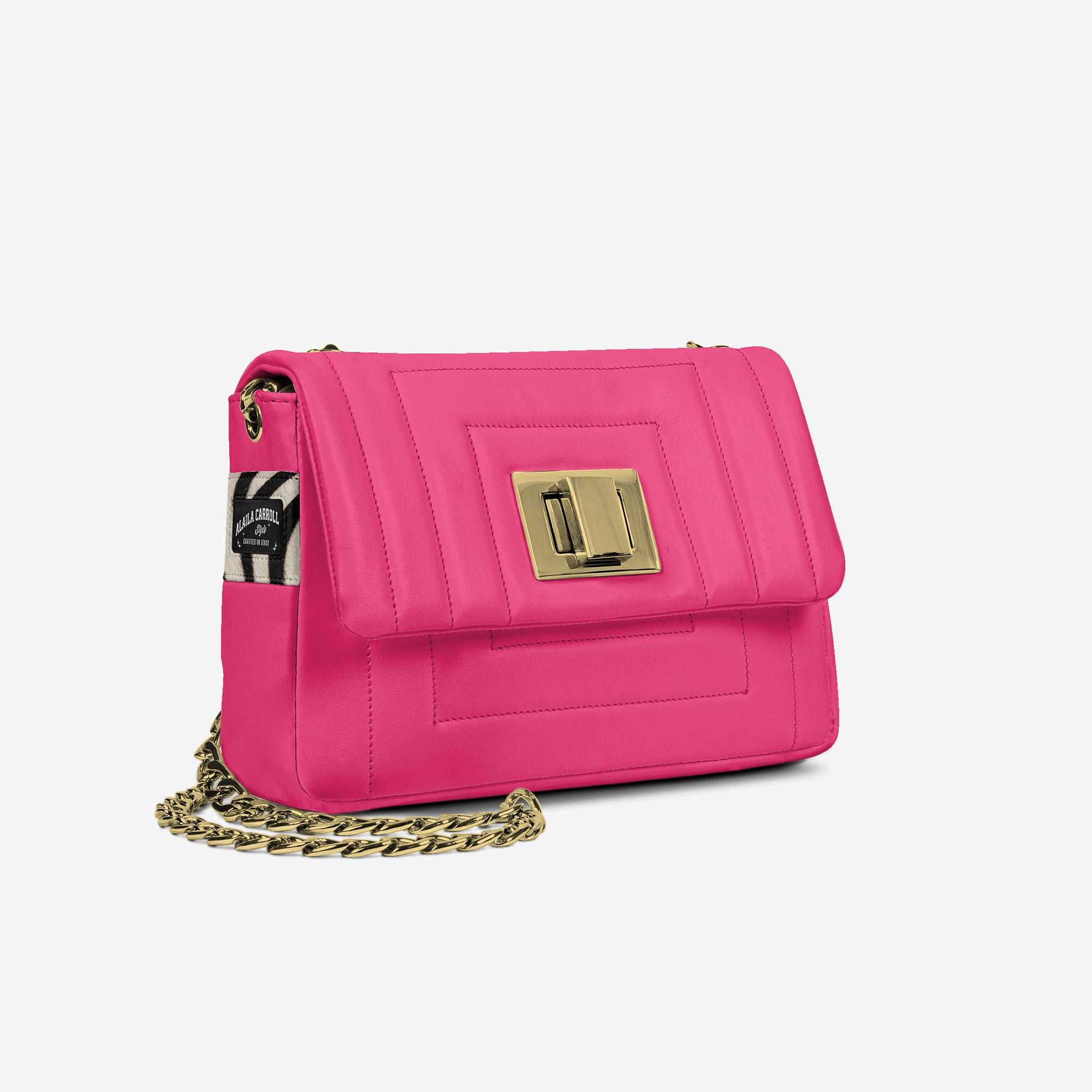 DESIGNER LUXE ELEGANT DRESS BAG Pink, Black, & Zebra Print