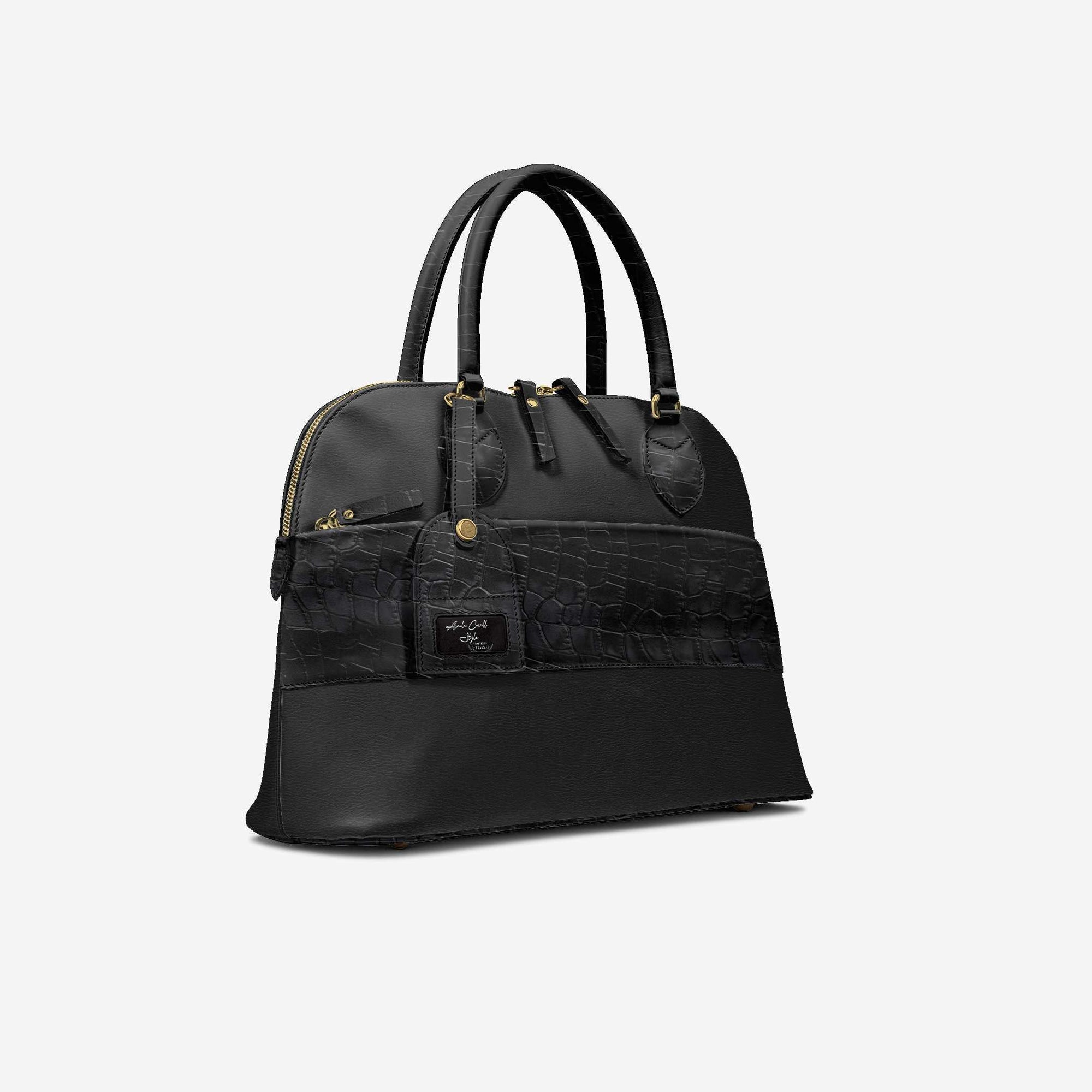 Designer Luxury Chic Pendant Bag Black