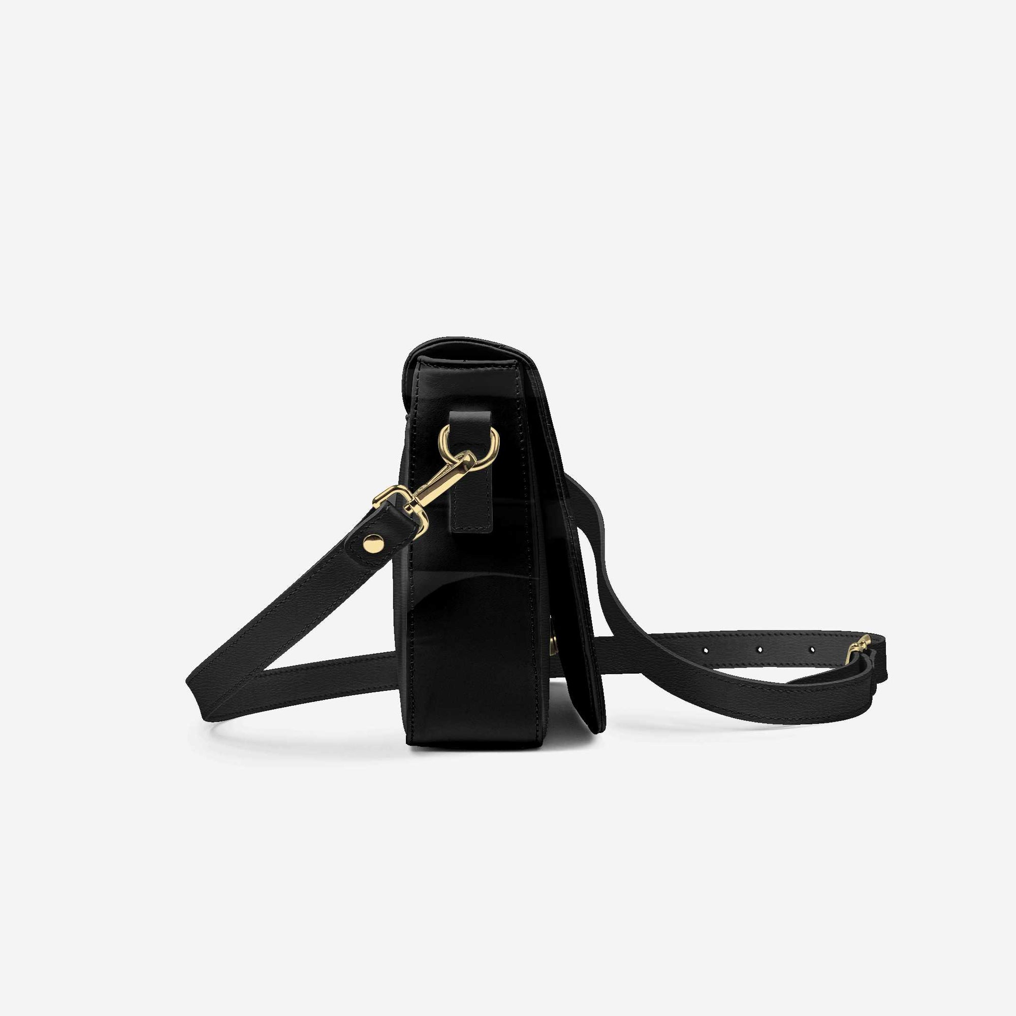 DESIGNER LUXURY FASHION-URBAN BAG – Black & Gold