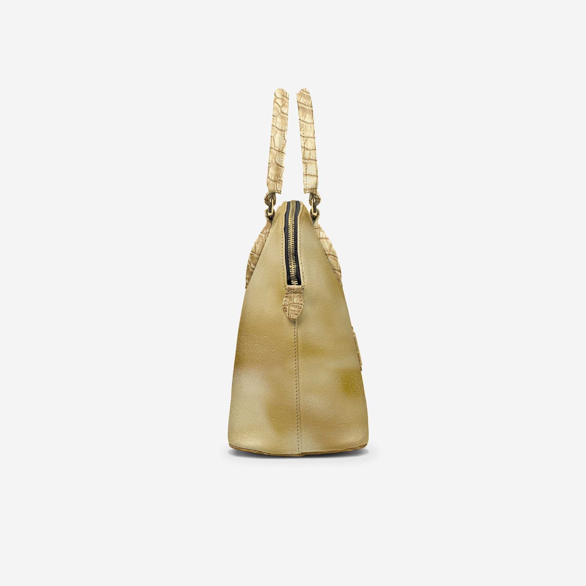 Designer Luxury Fashion-Chic Bag Gold & Gold Croc – Timeless Elegance, Unmistakable Luxury