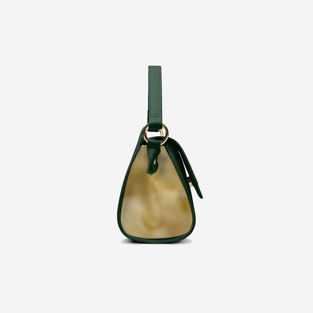 DESIGNER LUXURY ELEGANT-FASHION BAG – Emerald & Gold