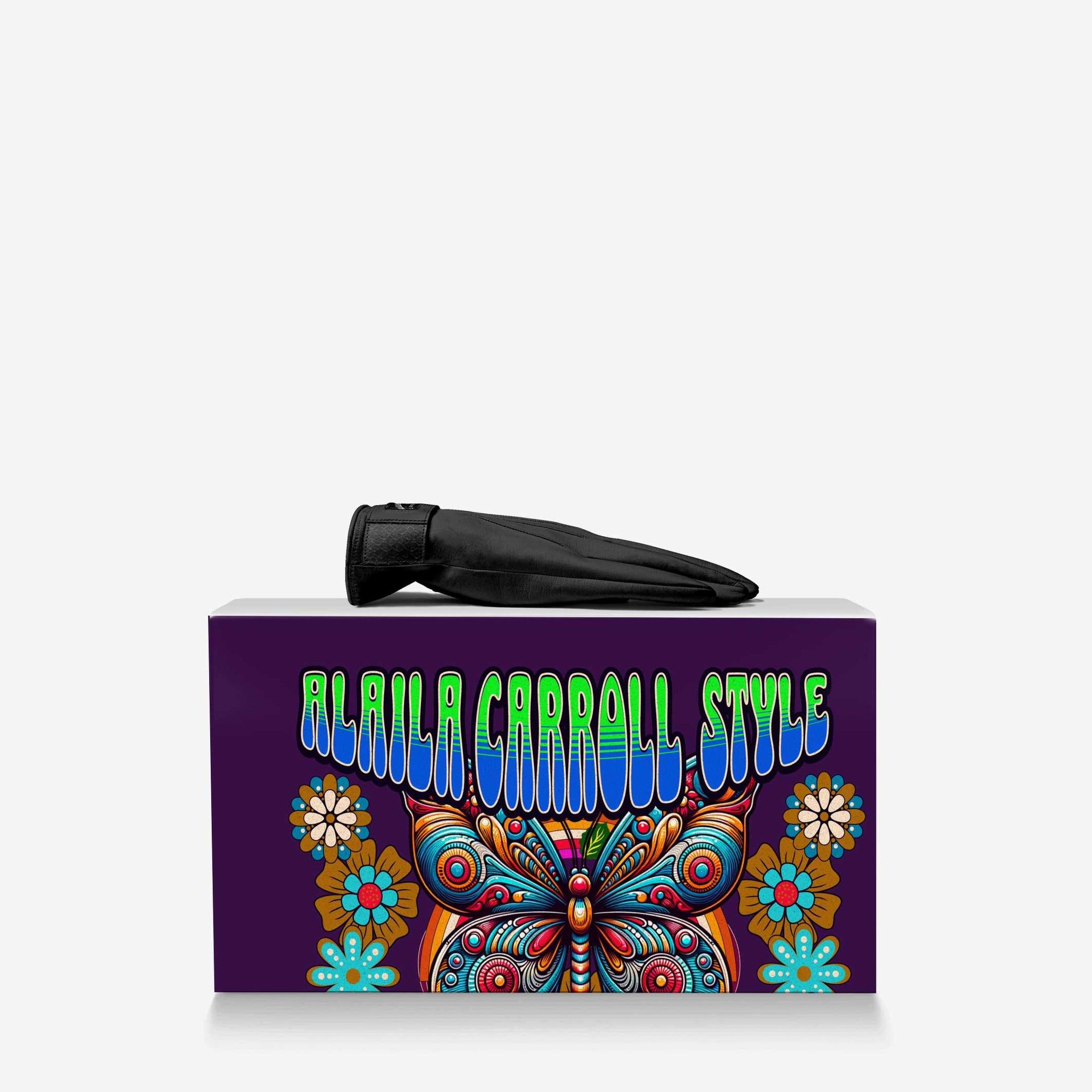 DESIGNER LUXE FASHION GLOVES Black