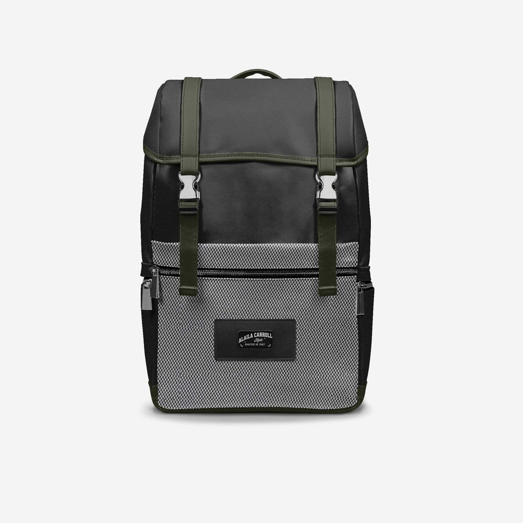 CONTEMPORARY TRAVEL LUXE BACKPACK Black & Silver