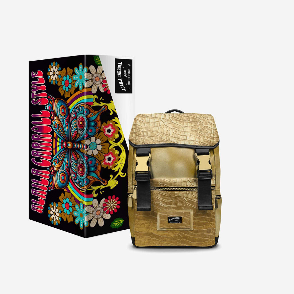 MODERN TRAVEL LUXE BACKPACK – Gold