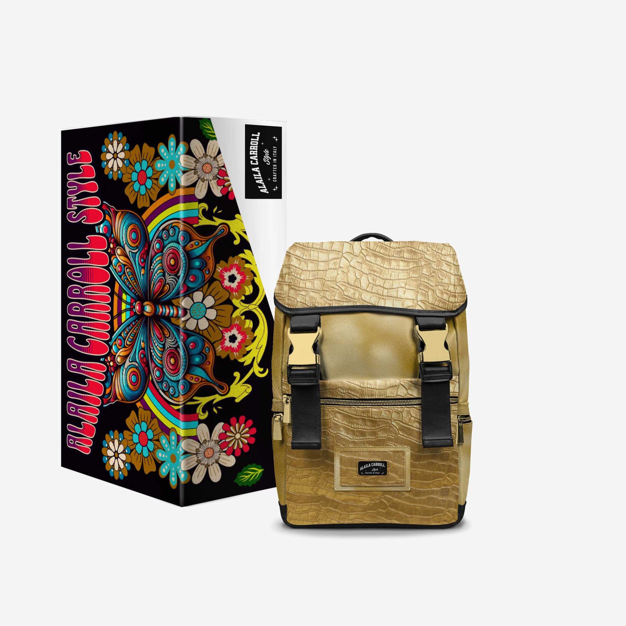 MODERN TRAVEL LUXE BACKPACK – Gold