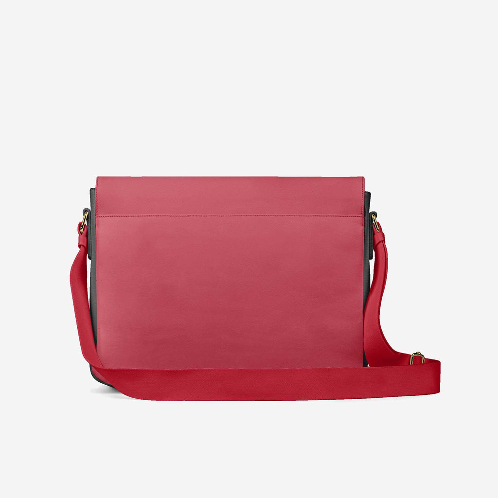 DESIGNER LUXURY URBAN MESSENGER BAG – Red, Black, & Zebra