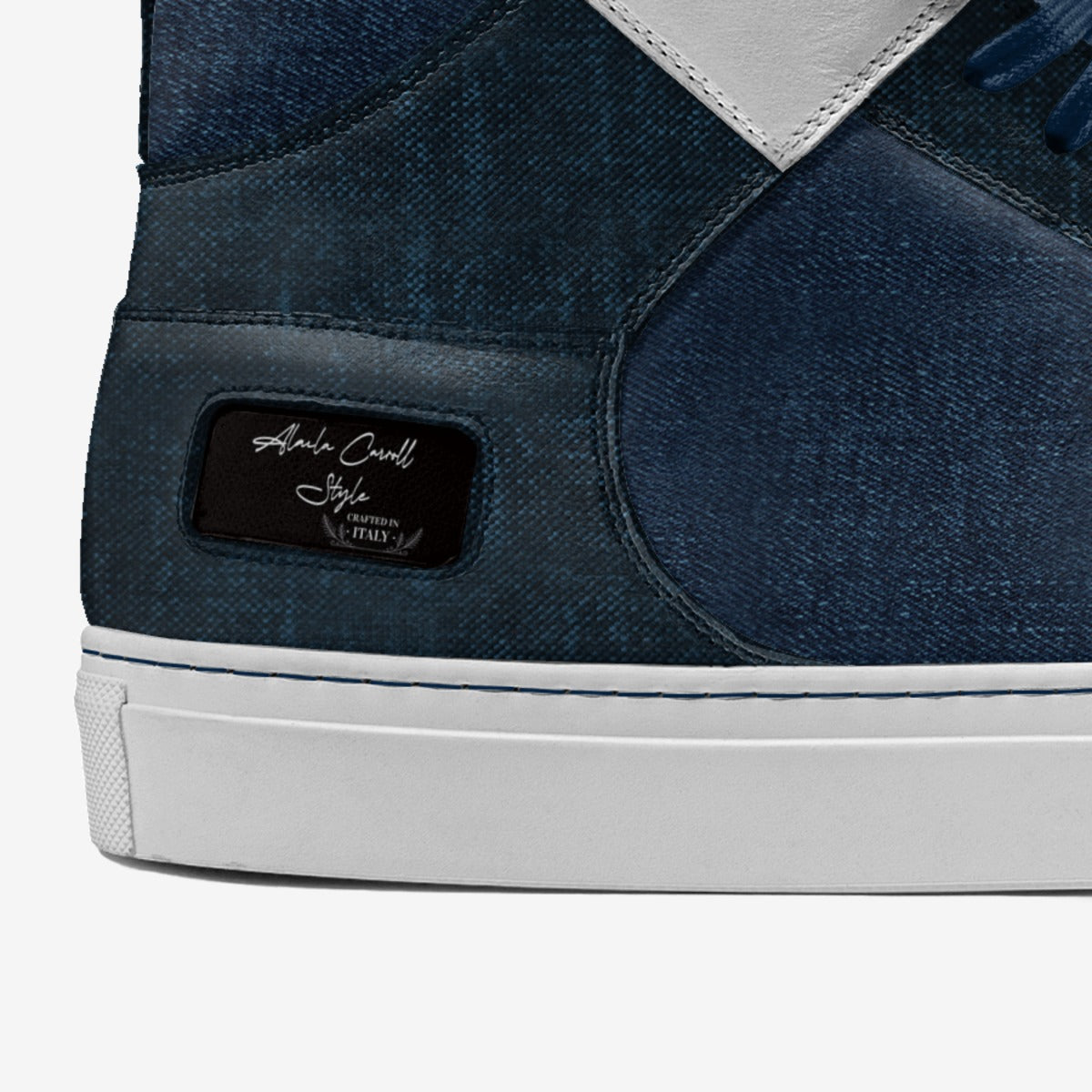 CLASSIC BALLER HIGH TOP Denim & White