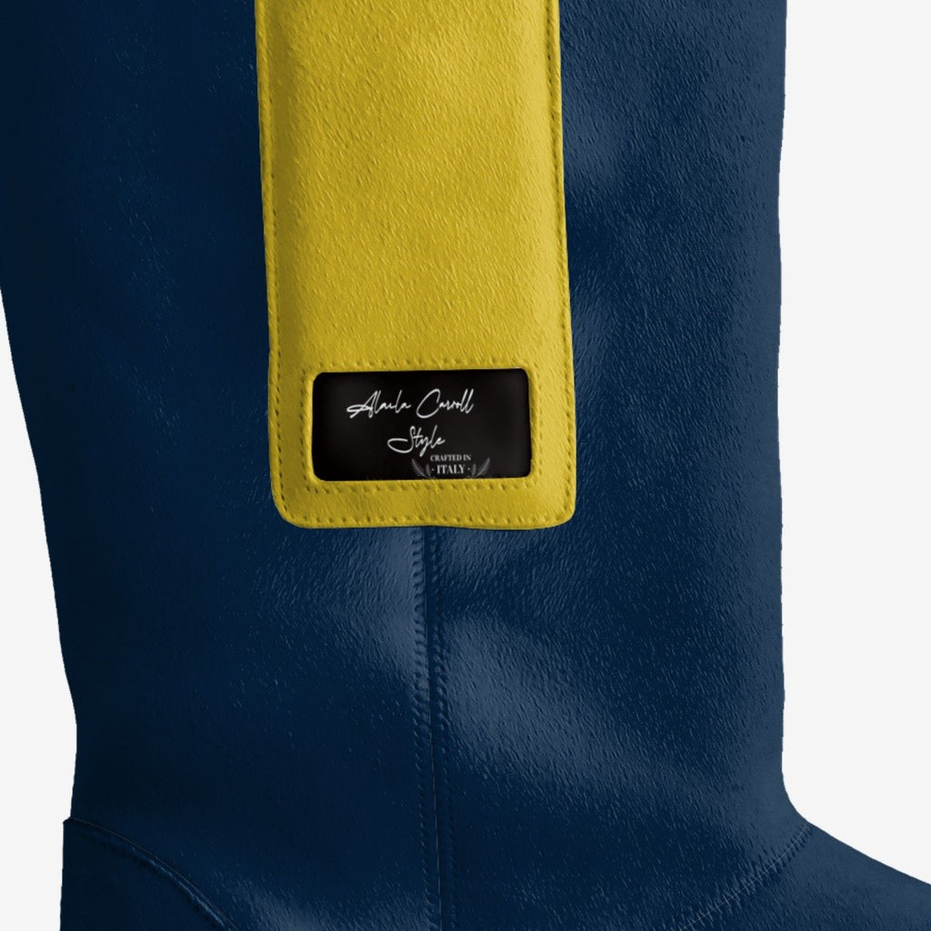 Flap Mid-Boot Navy & Muster