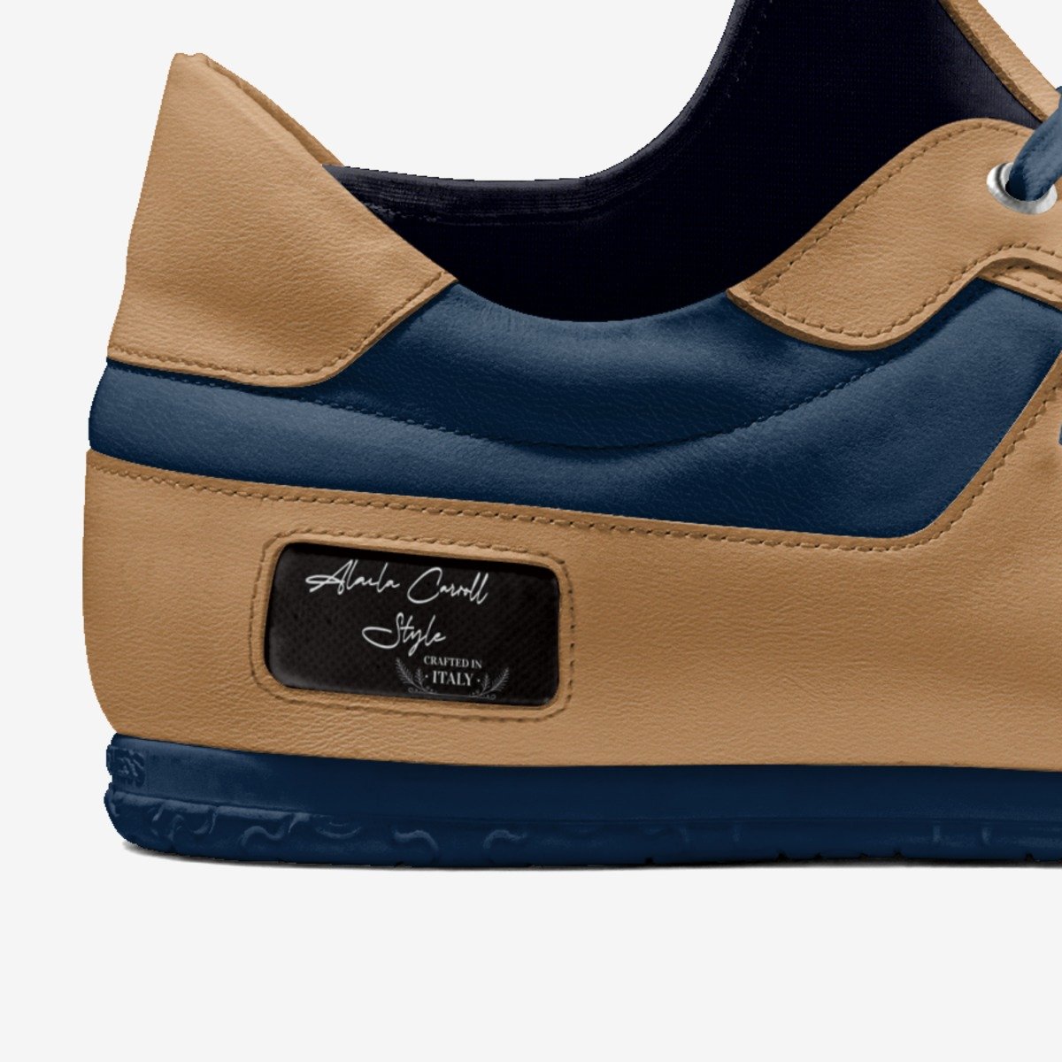 MODERN SOCK LOW TOP Tan & Navy