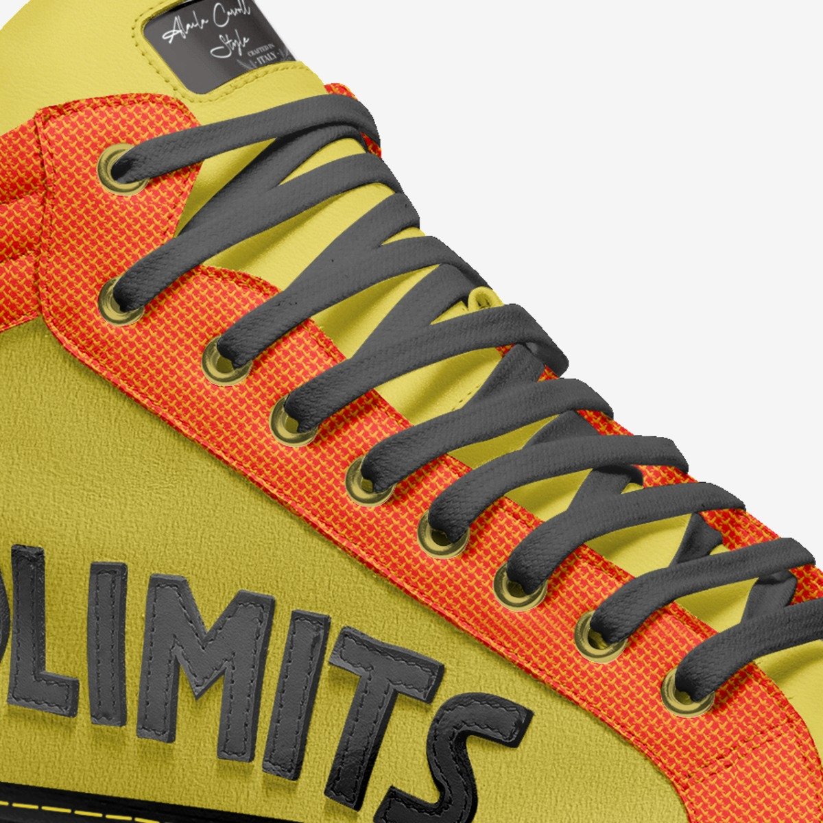 No Limits High Top Brown, Mustard, & Orange