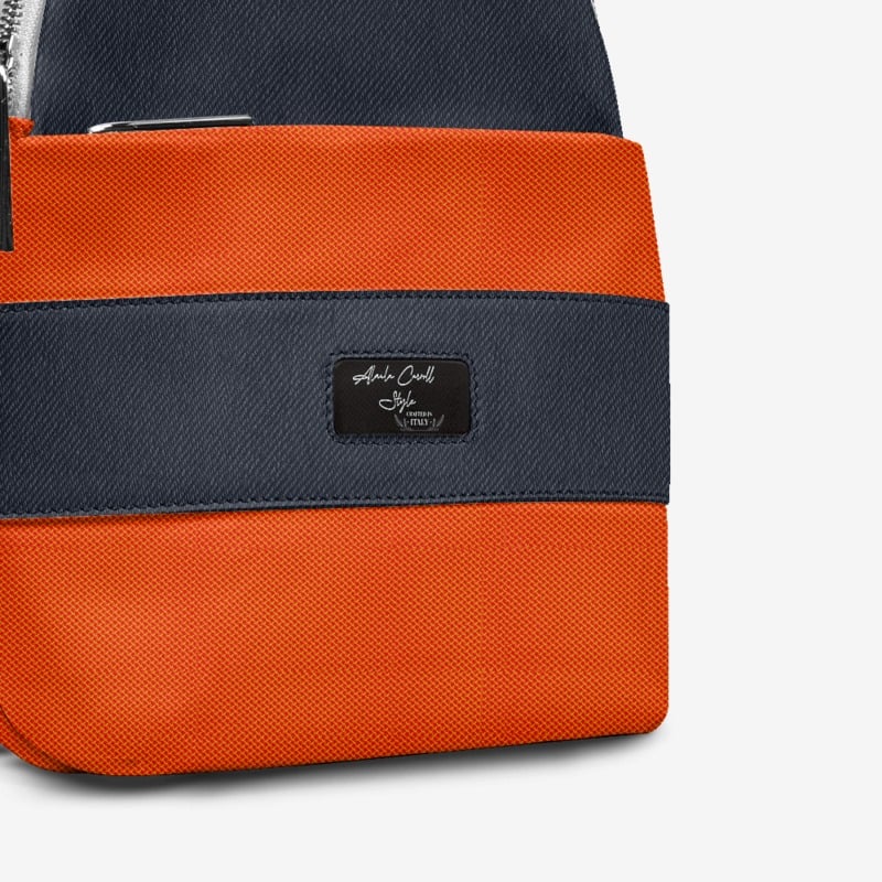 ELEGANT CROSSBODY DESIGNER LUXE BAG Blue & Orange