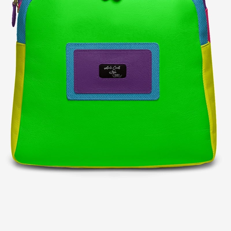 DOUBLE ZIP LUXE LARGE BACKPACK Rainbow