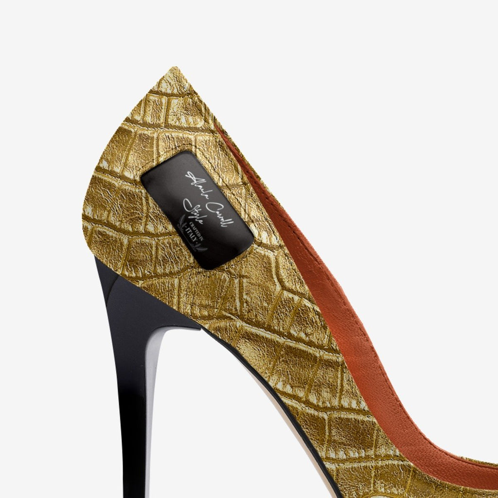 Full Cut High Heel Gold
