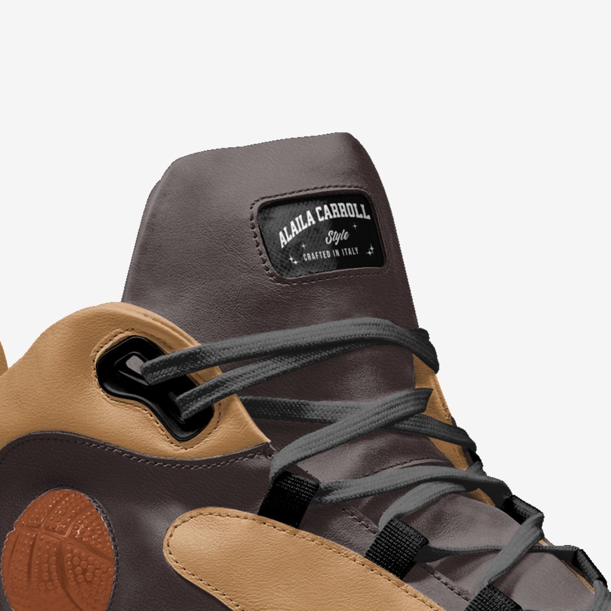 FUTURISTIC SPORT HIGH TOP Tan & Brown