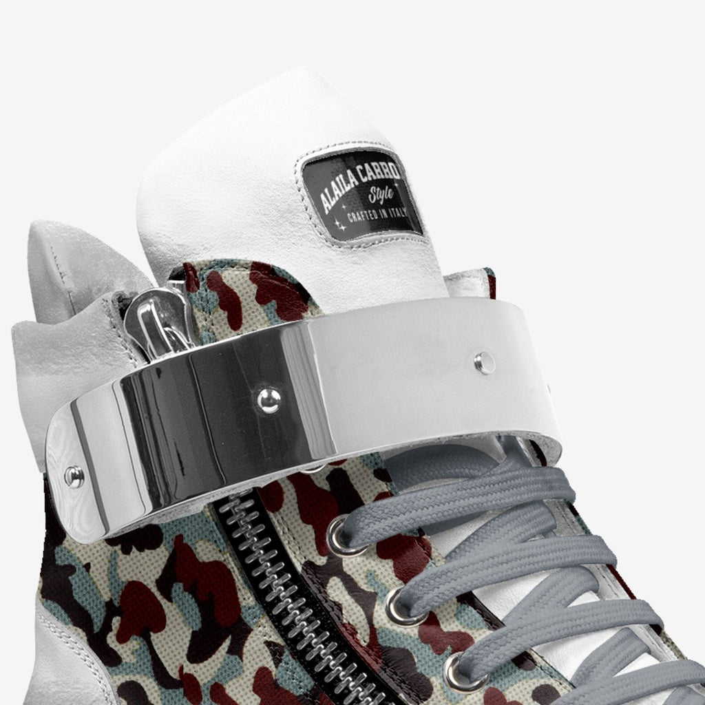 Metal Double Belt Series White & Grey Textyle