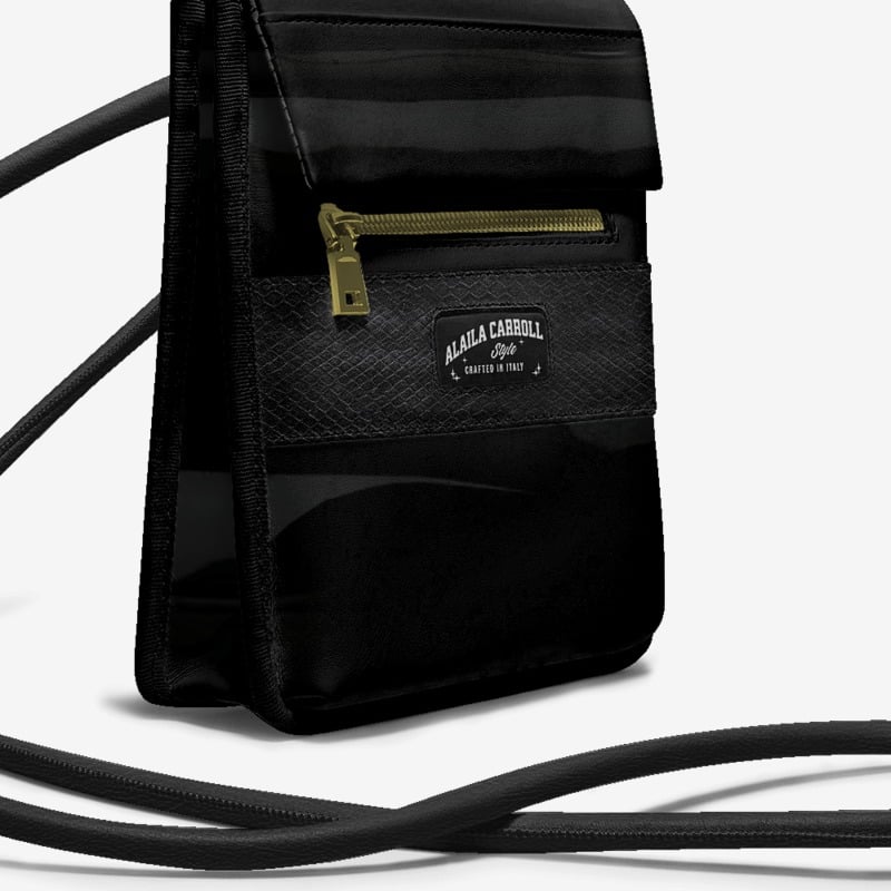 Cross-Body Designer Luxe Shoulder Bag Black